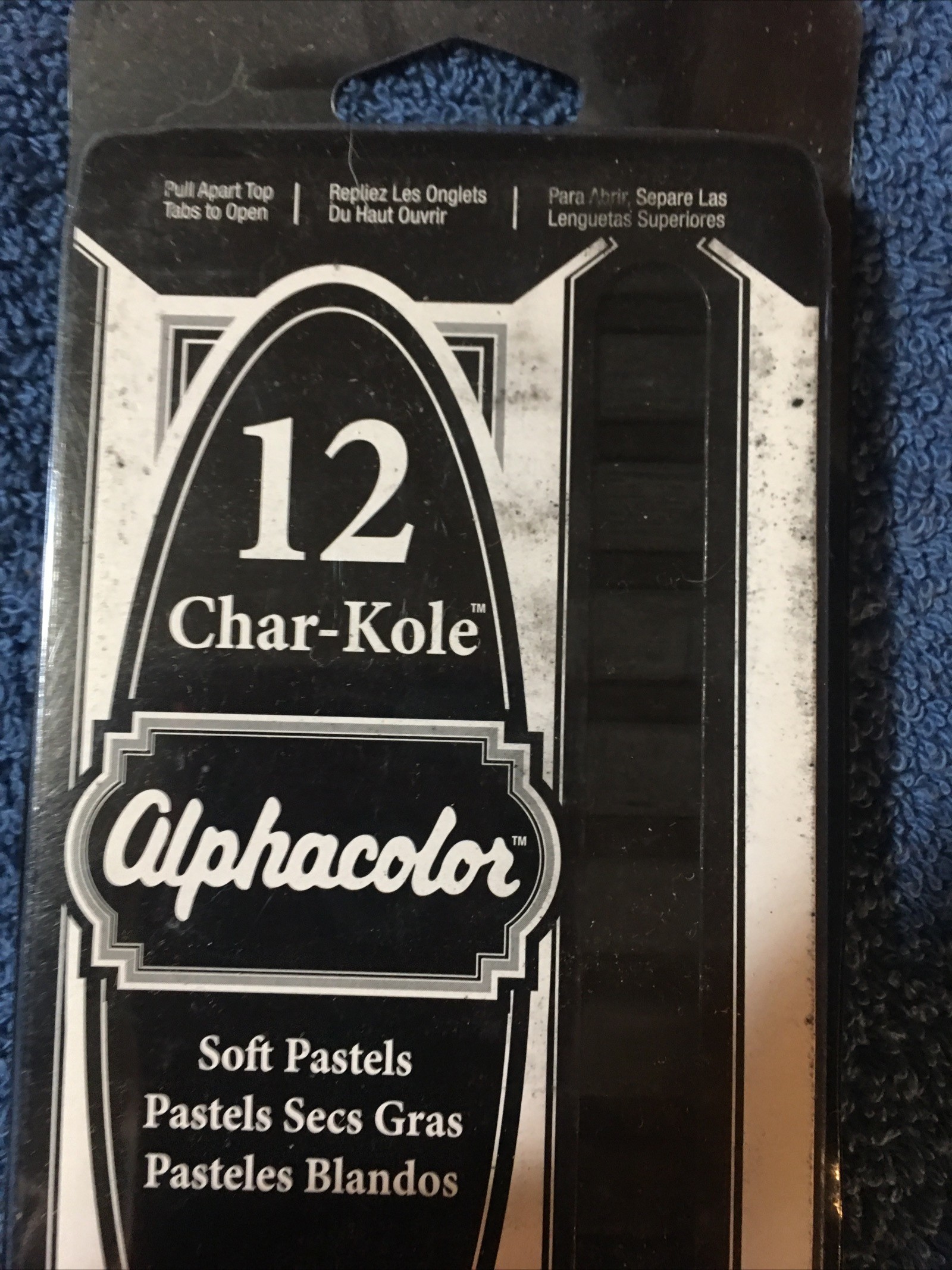 Alphacolor 12 Char-Kole Soft Pastels - New - photo 4