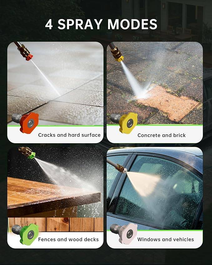 Pressure Washer, 4500PSI 2.8 GPM Max Electric Pressure Washer - photo 4