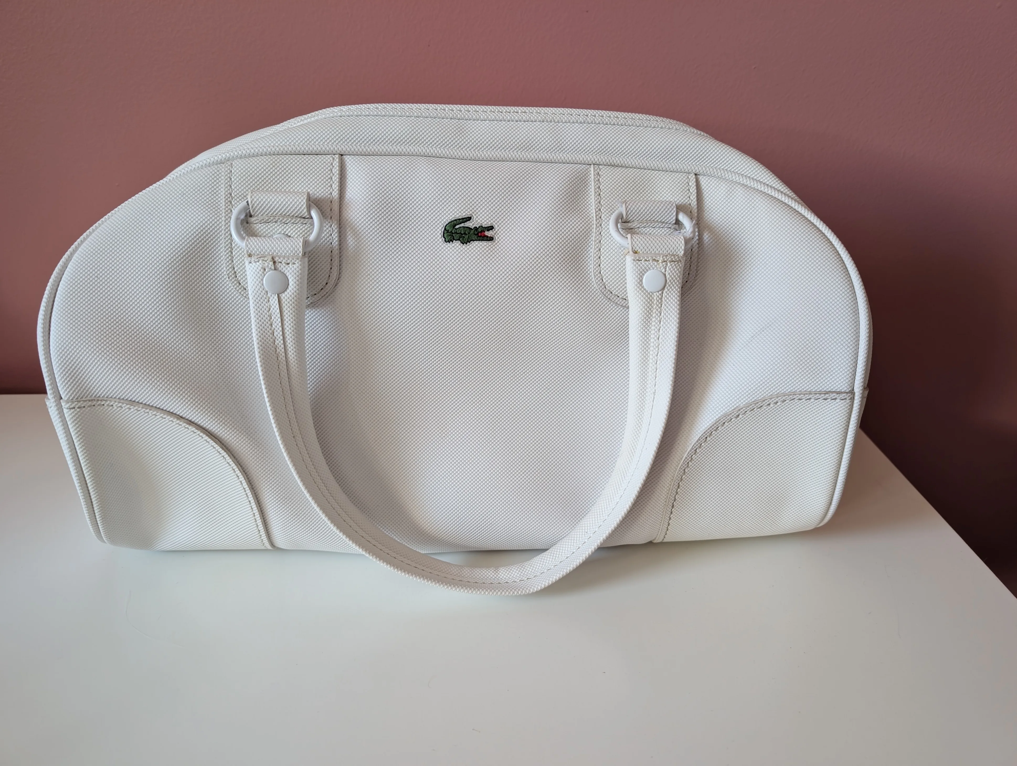 Lacoste White Bag
