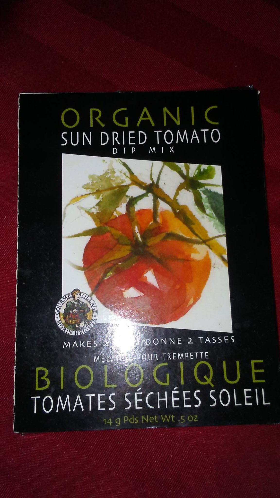 Organic Sun Dried Tomato Dip Mix (New)