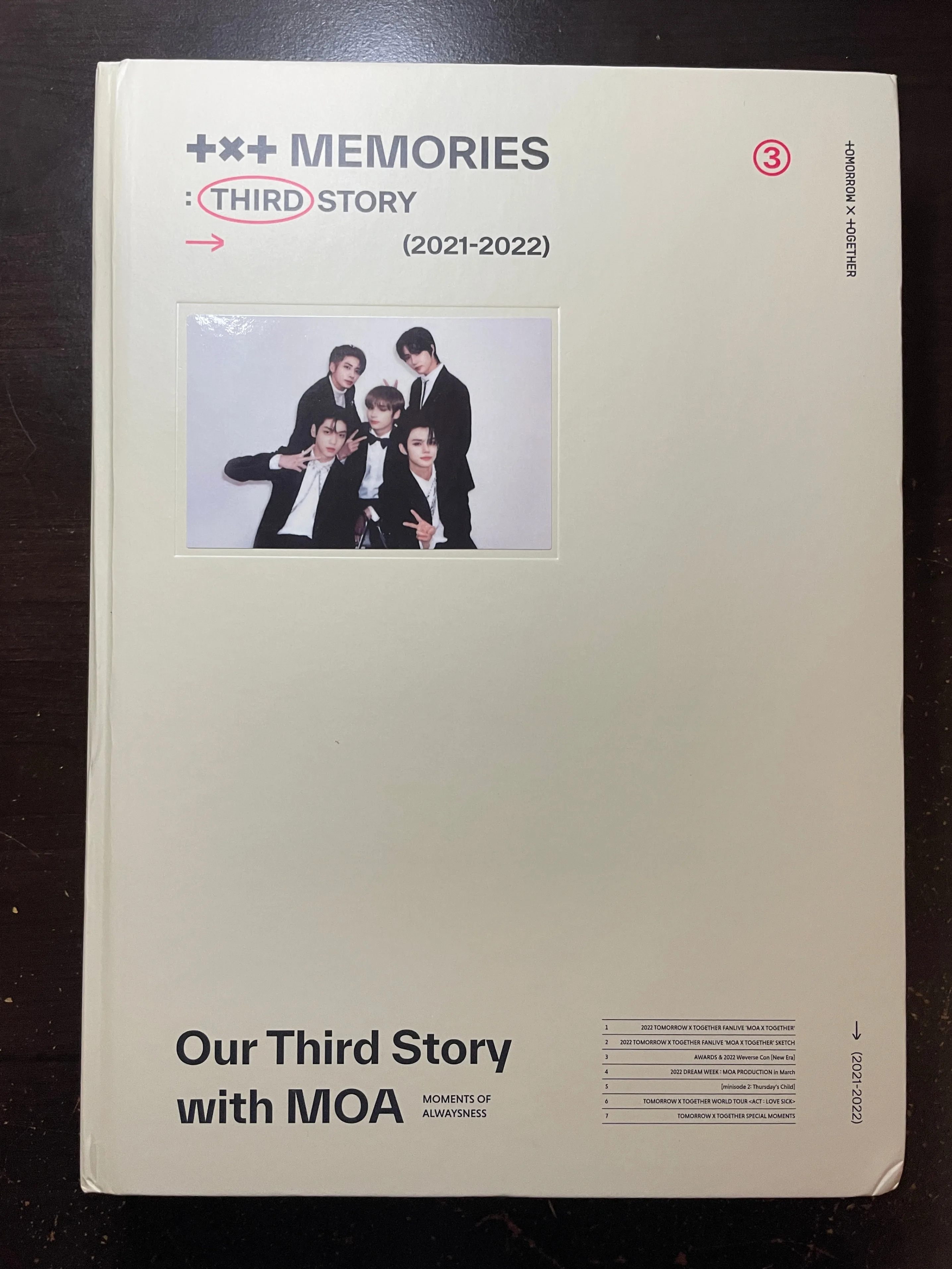 TXT - MEMORIES : THIRD STORY DVD (kpop)