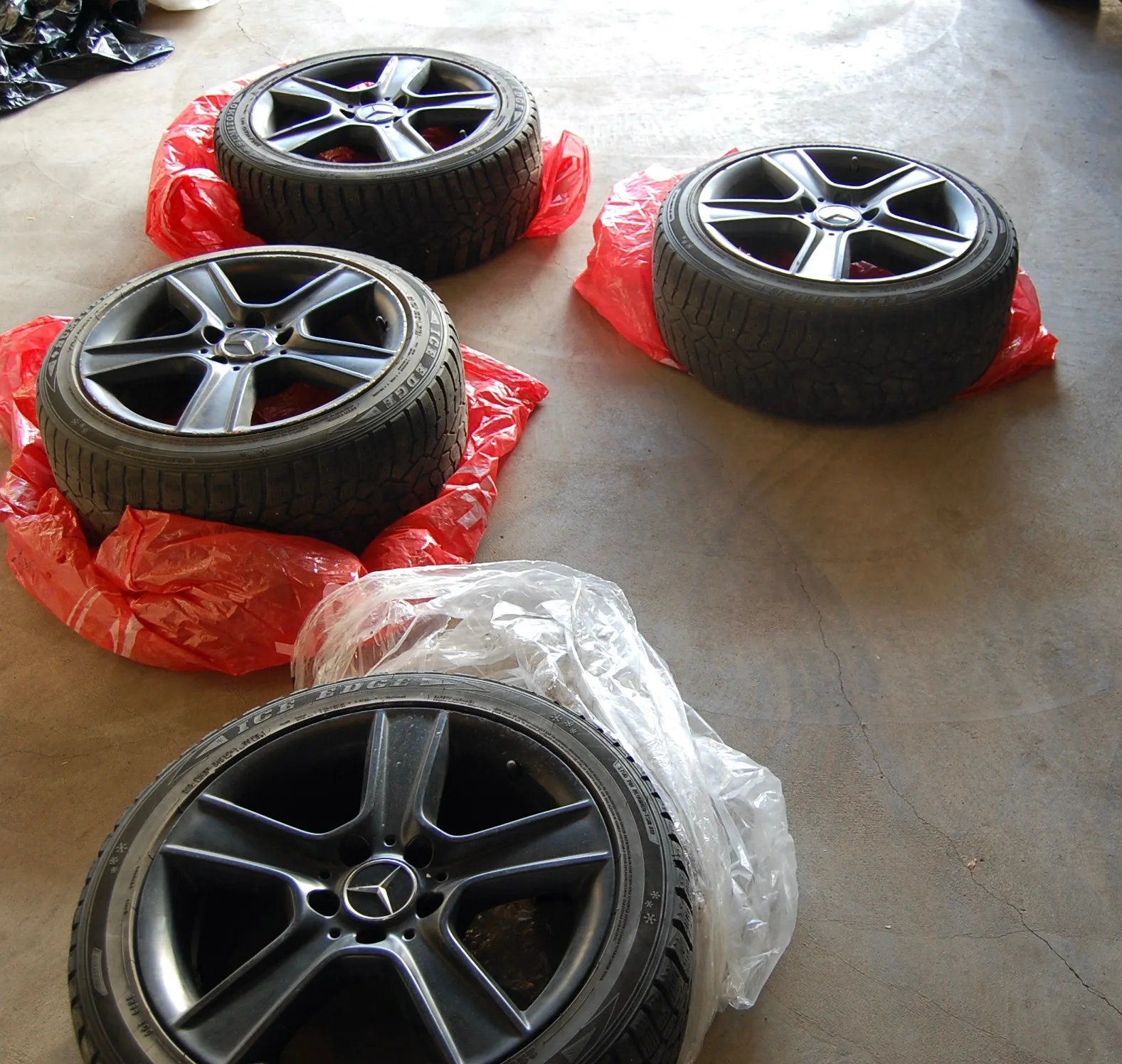 Mercedes C300 Rims & Winter Tires - Set of 4