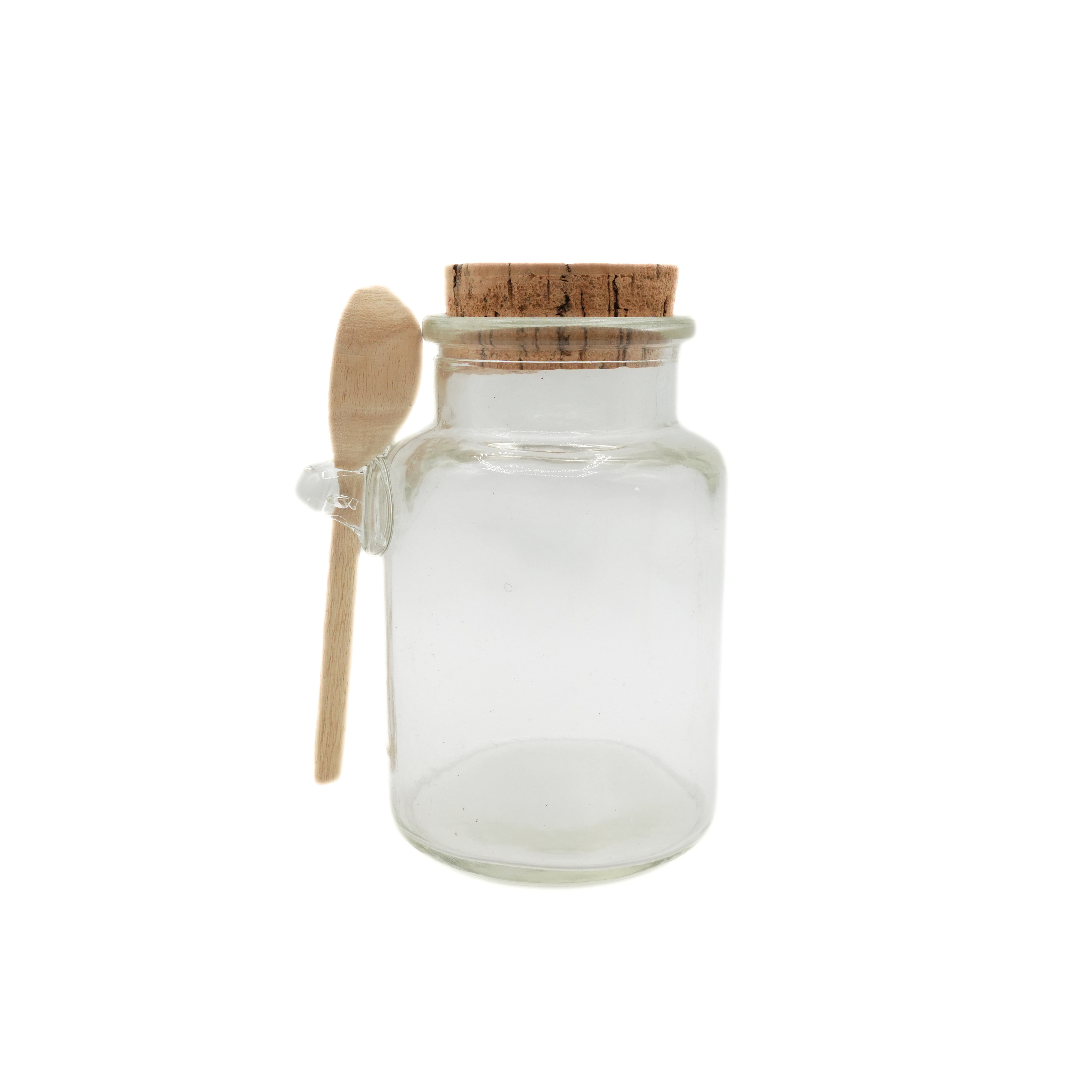 Small Glass Jar with Wooden Spoon - photo 3