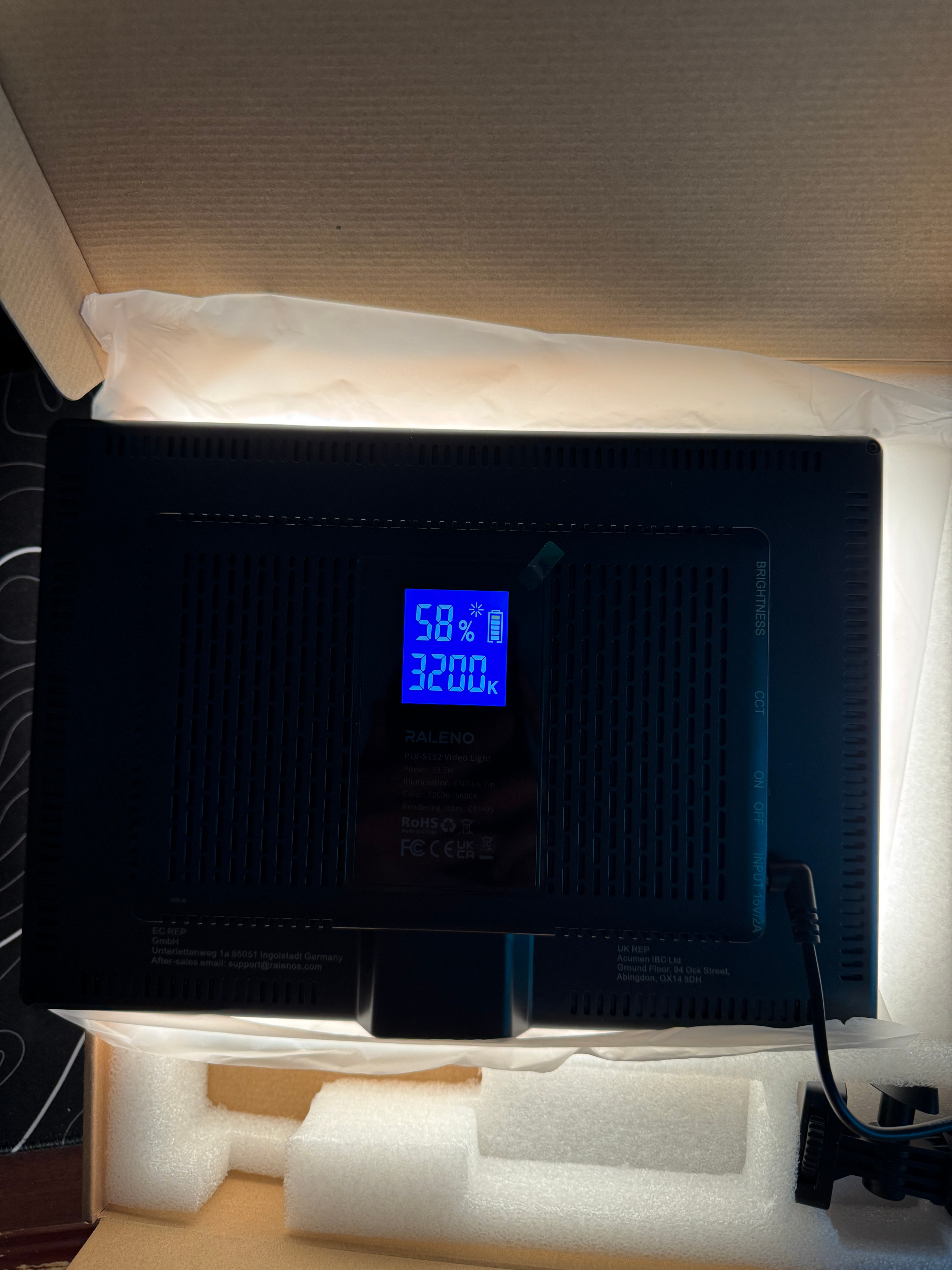 RALENO 19.5W LED Video Soft Light - photo 4