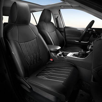 NEW Leather Seat Covers for Toyota RAV4 2019-25 (NO HYBRID)