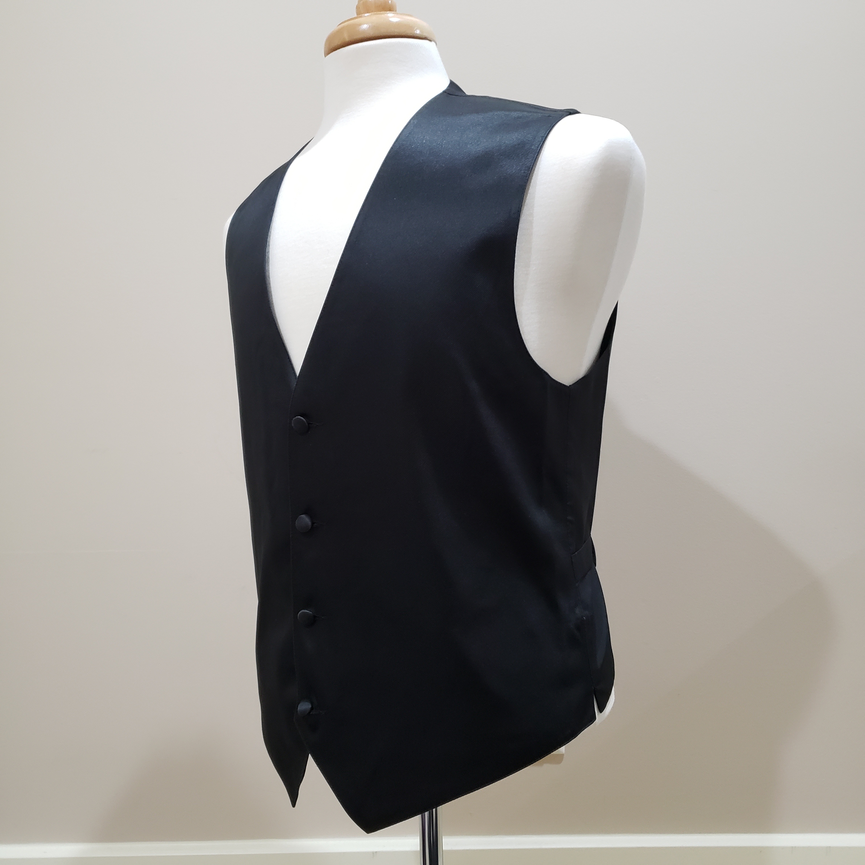 Men’s Black Vests or Waistcoats Small - photo 4
