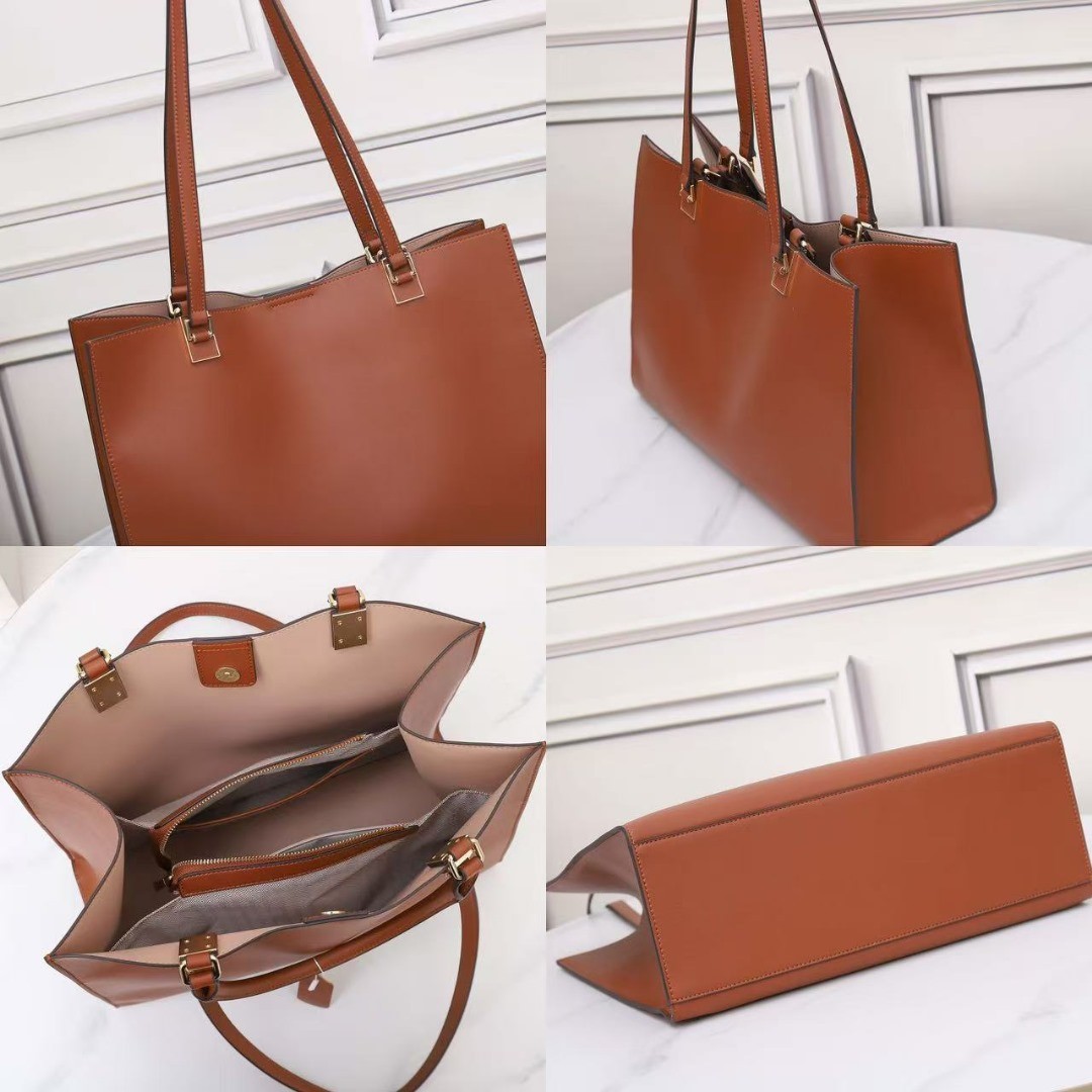 Soft Leather Bag -Large Shoulder Handbags with Two Long  Straps - photo 5