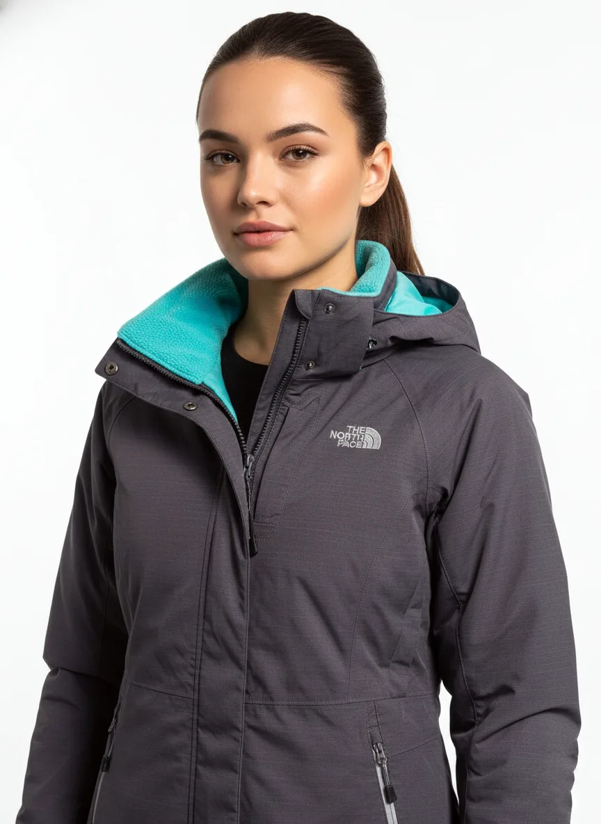 THE NORTH FACE Womens Purple Winter Jacket HyVent Insulated (XS)