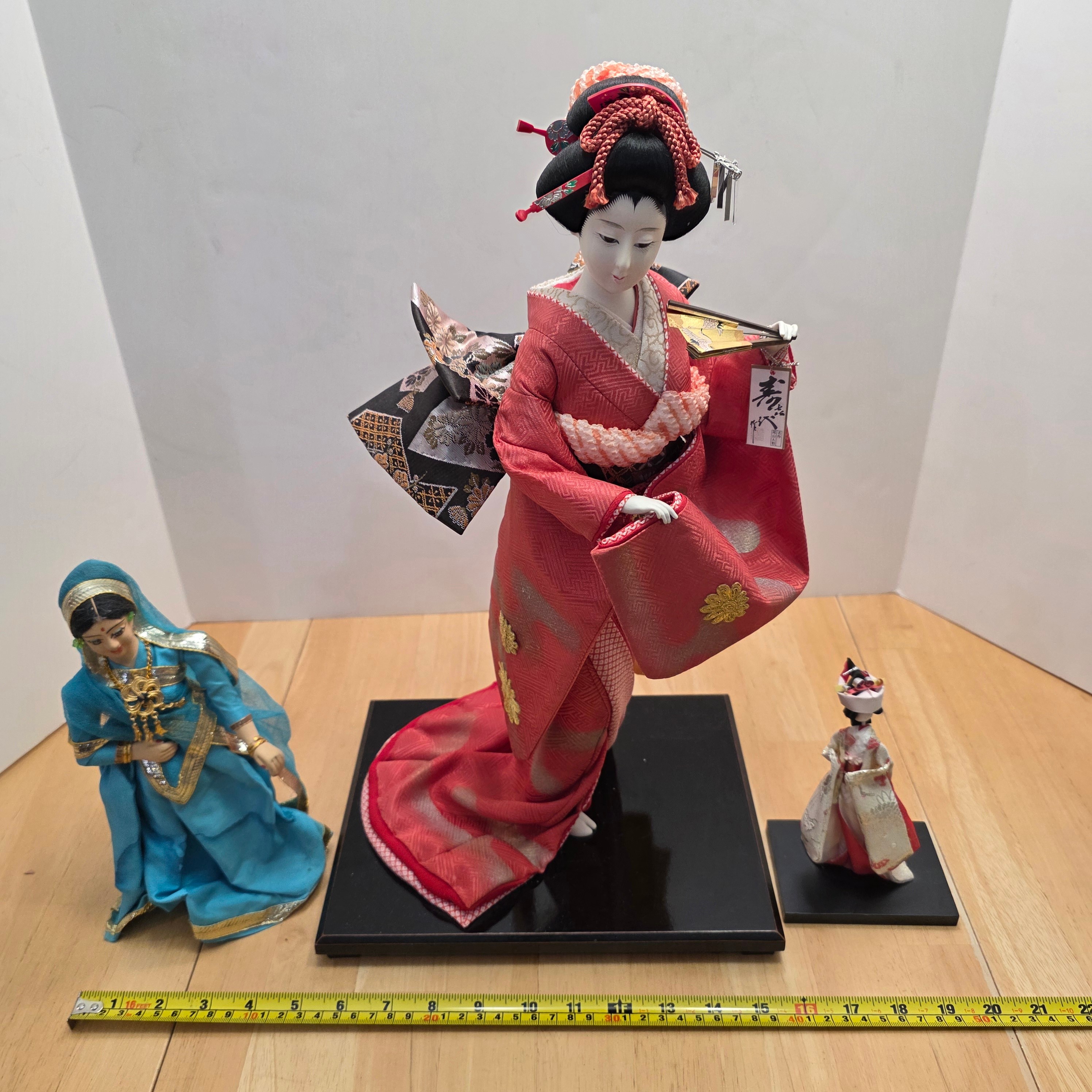 Vintage Japanese Geisha Dolls and Indian Doll - photo 2