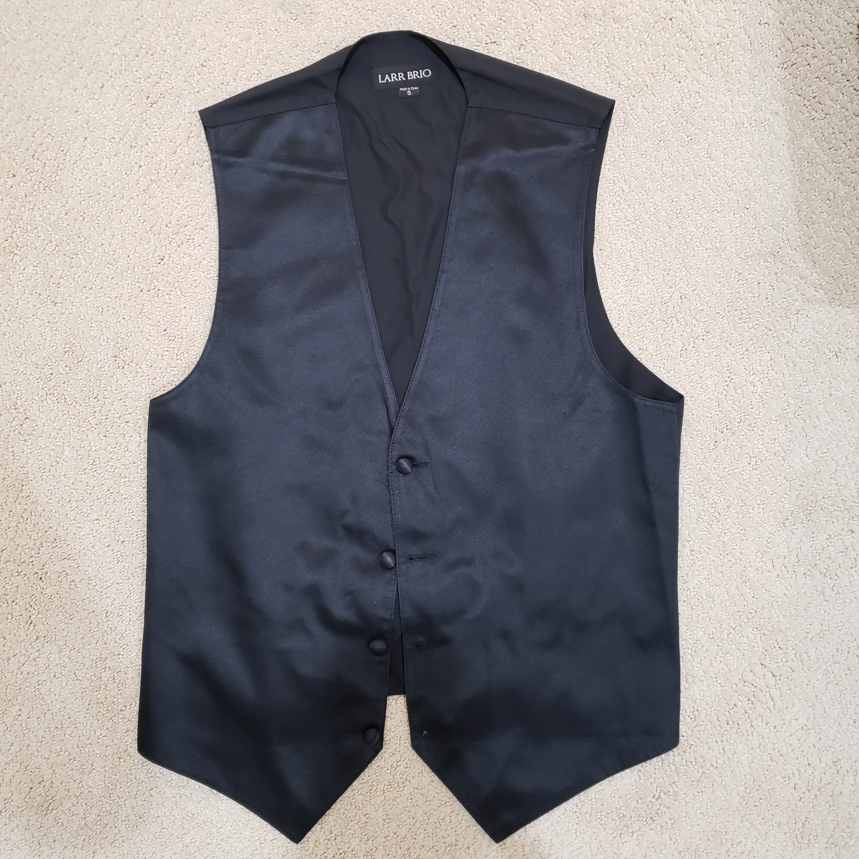 Men’s Black Vests or Waistcoats Small