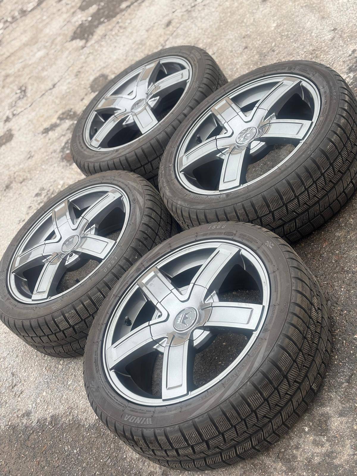 NEW 17”Mazzi(5x112/5x120)+225/45/R17 snows-Jetta/Golf/A3/BMW 1/3 - photo 5