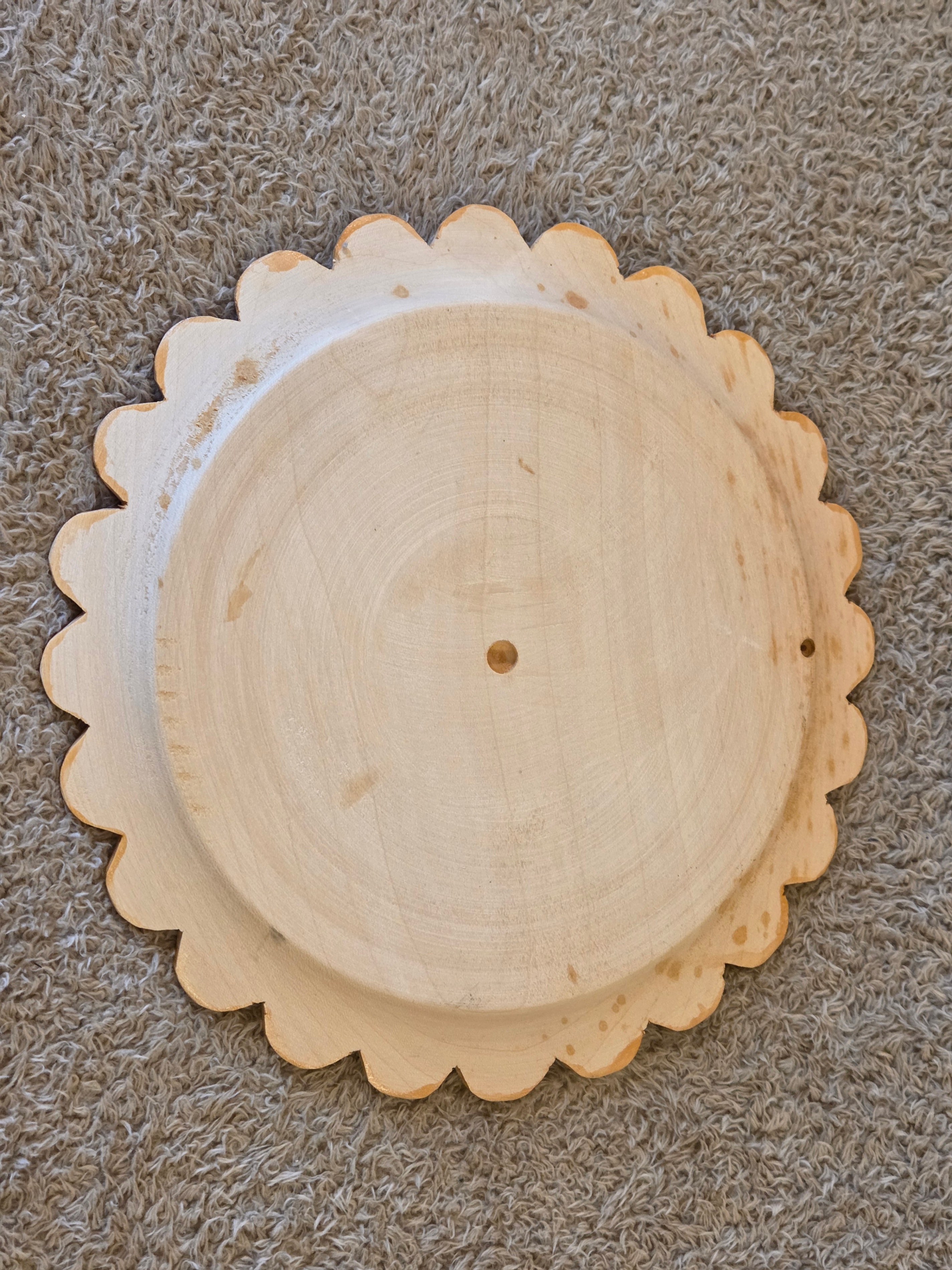 Hand-carved wooden wall plate 24.5 cm, folk art - photo 5