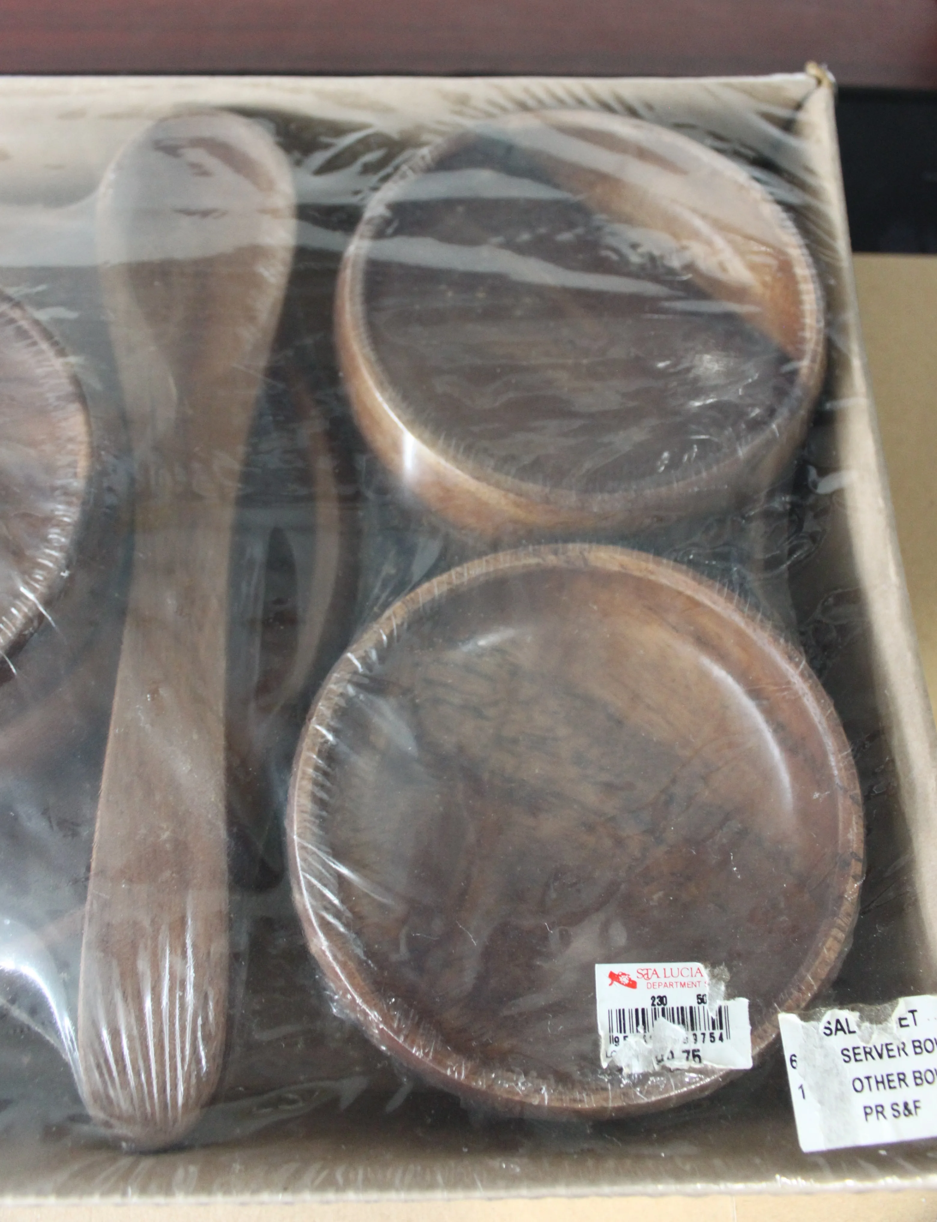 Wooden Salad Bowl Set image indicator(3)