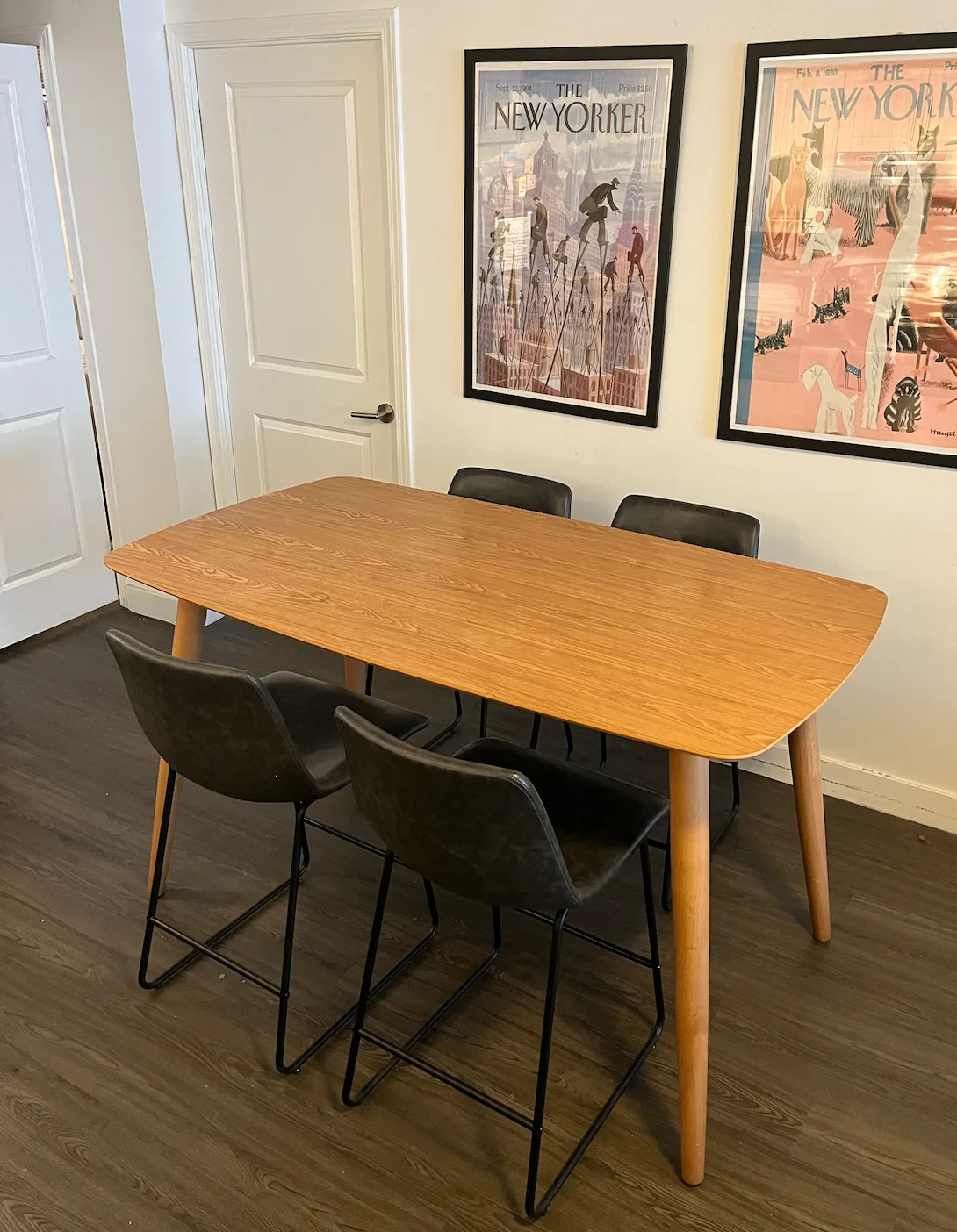 Mid Century Modern Counter Height Kitchen/Dining Table