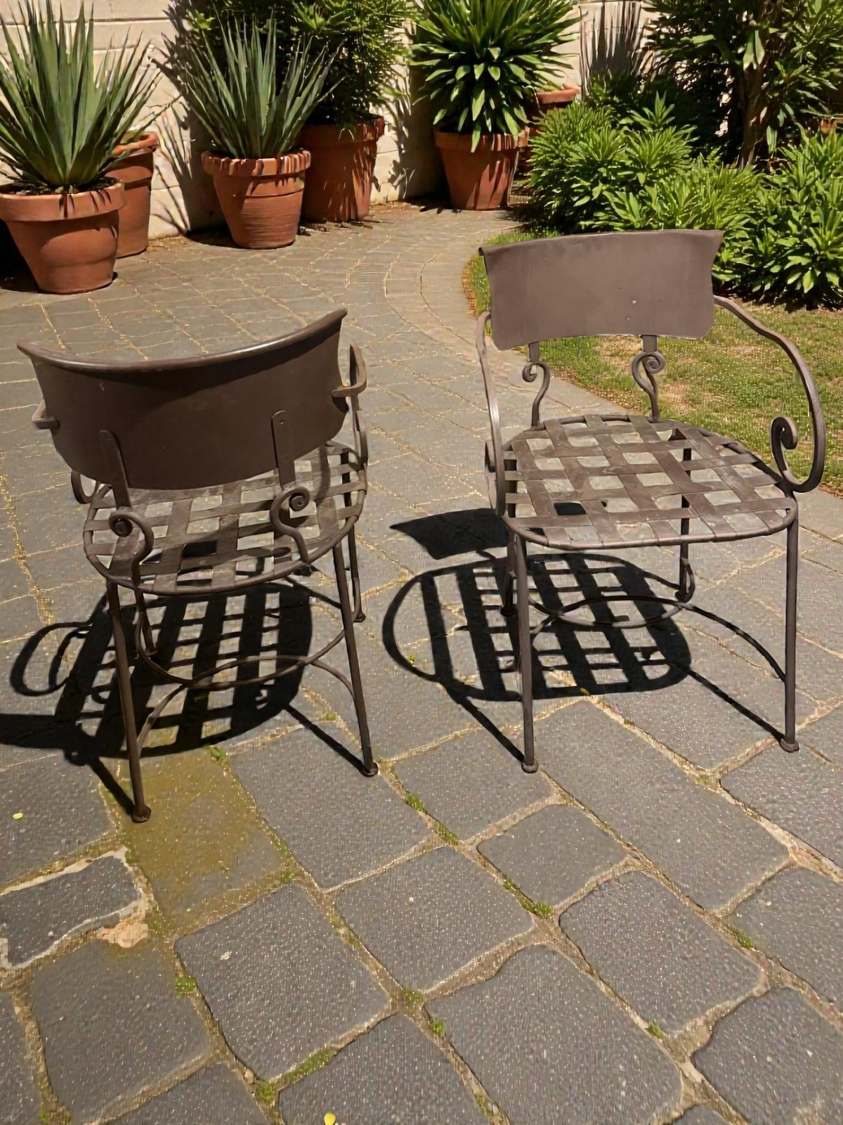Metal Accent Chairs – Set of 2 VERY HEAVY - photo 4