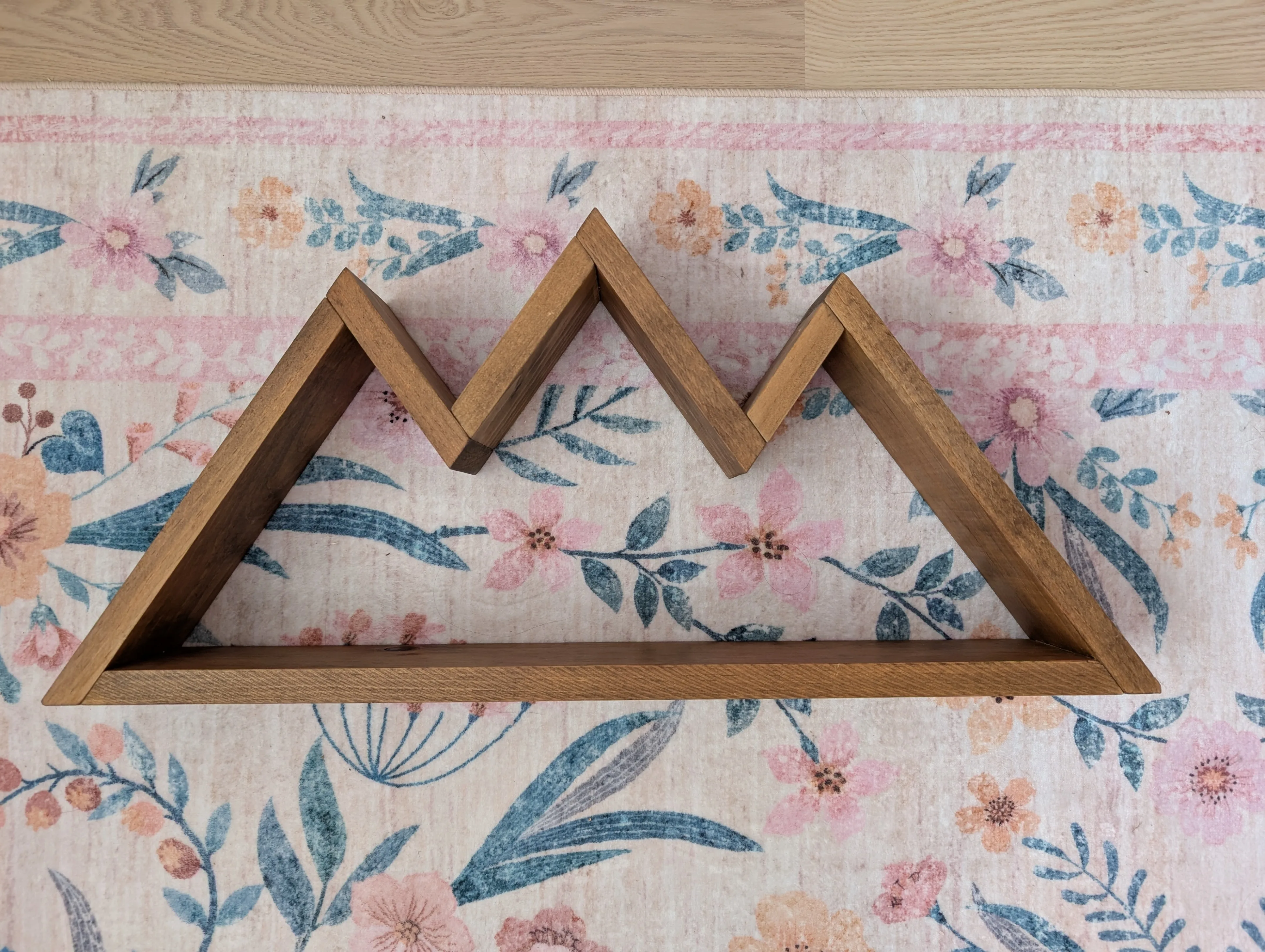 Wooden Mountain Shelf