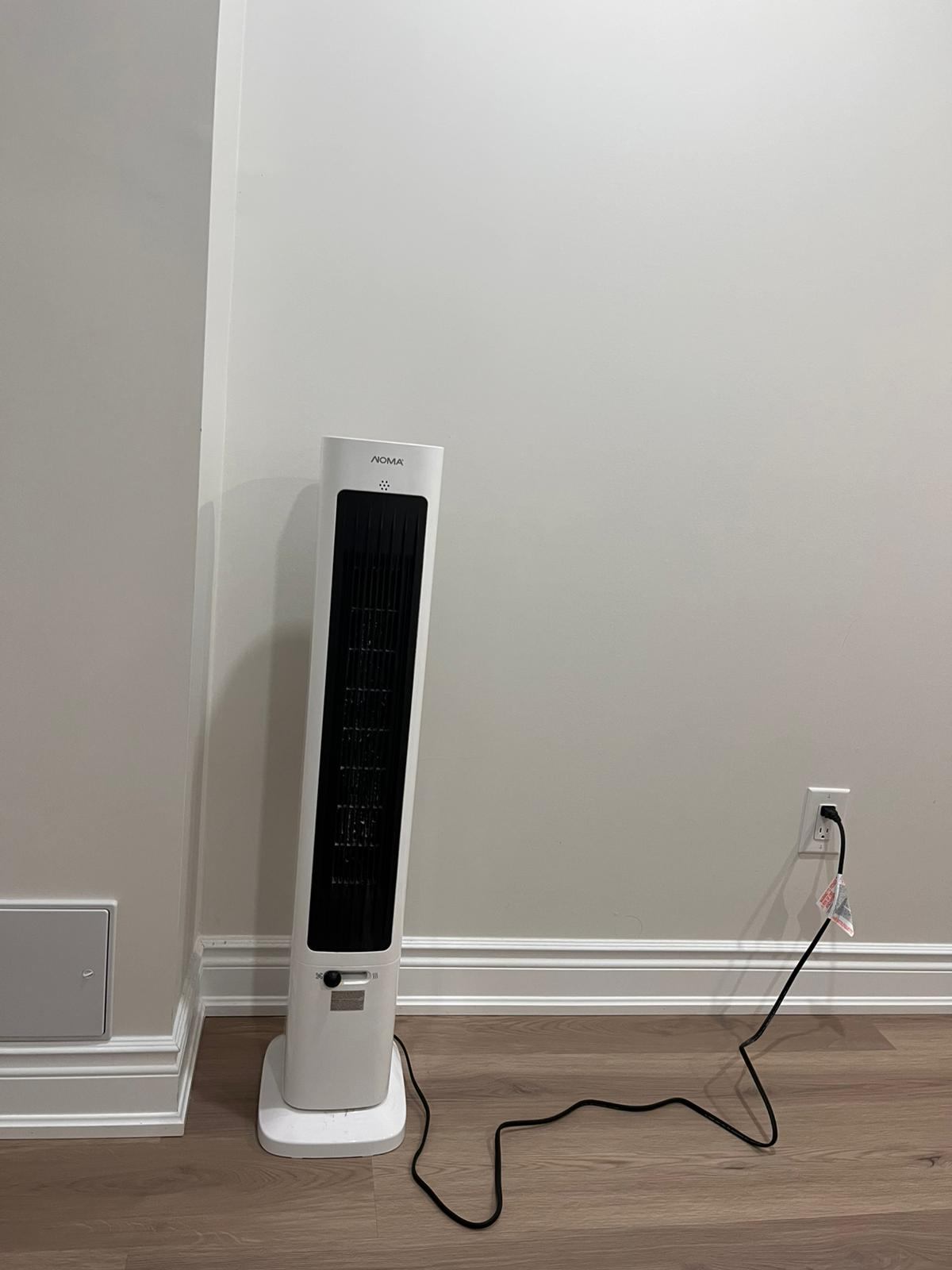 NOMA 2-in-1 Tower Fan & Heater, 38-in - Excellent Condition