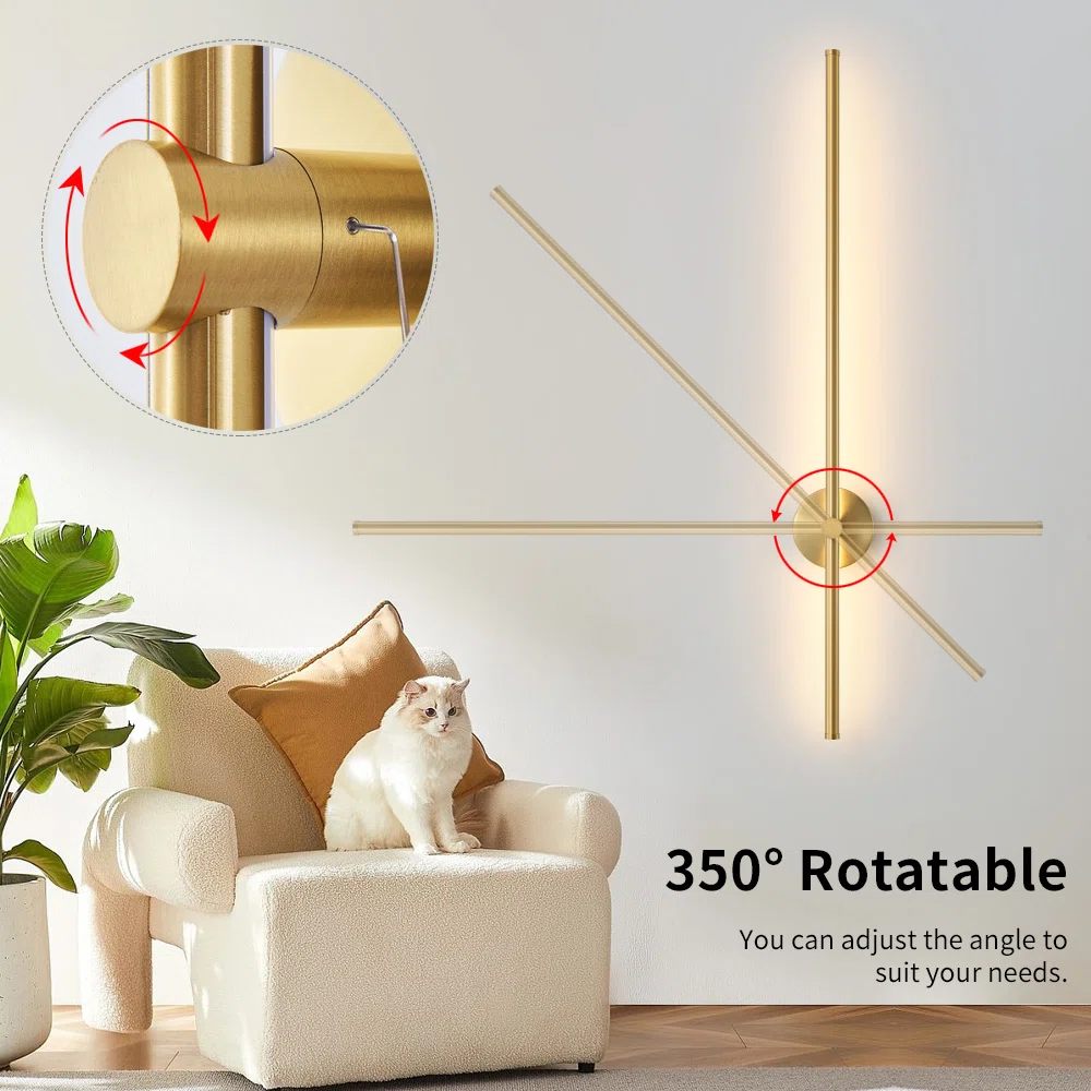 Brand New Gafia RGB Dimmable Aluminum LED Wall Sconce(set of 2) - photo 4