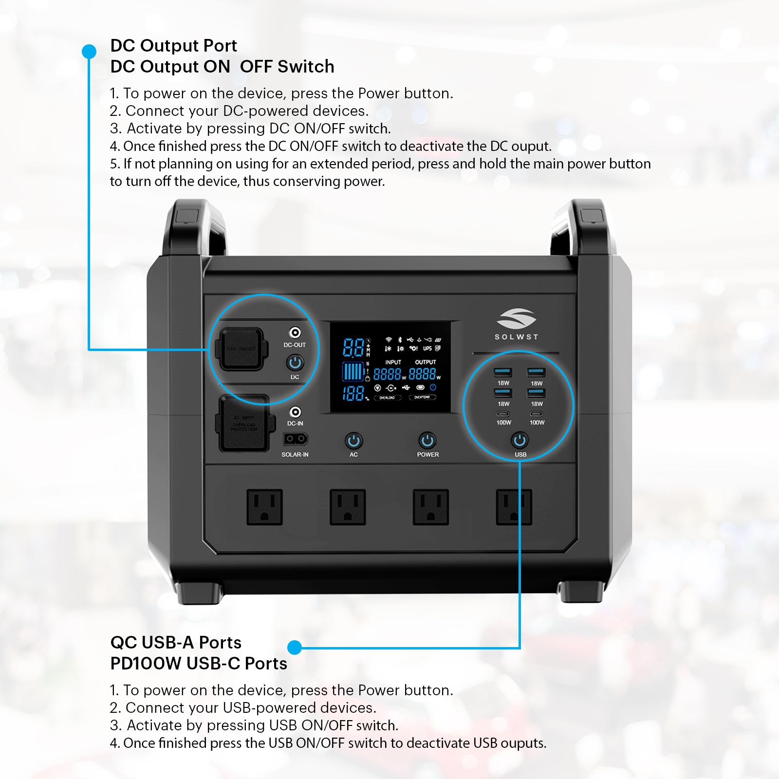 Brand New LiFePO4 TB1600 Portable Power Station: 1536Wh Capacity - photo 2