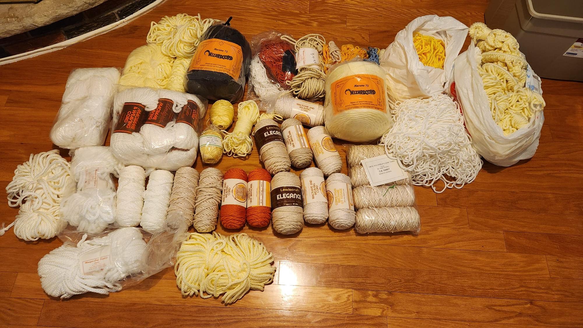 Assorted Macrame premium knotting cord
