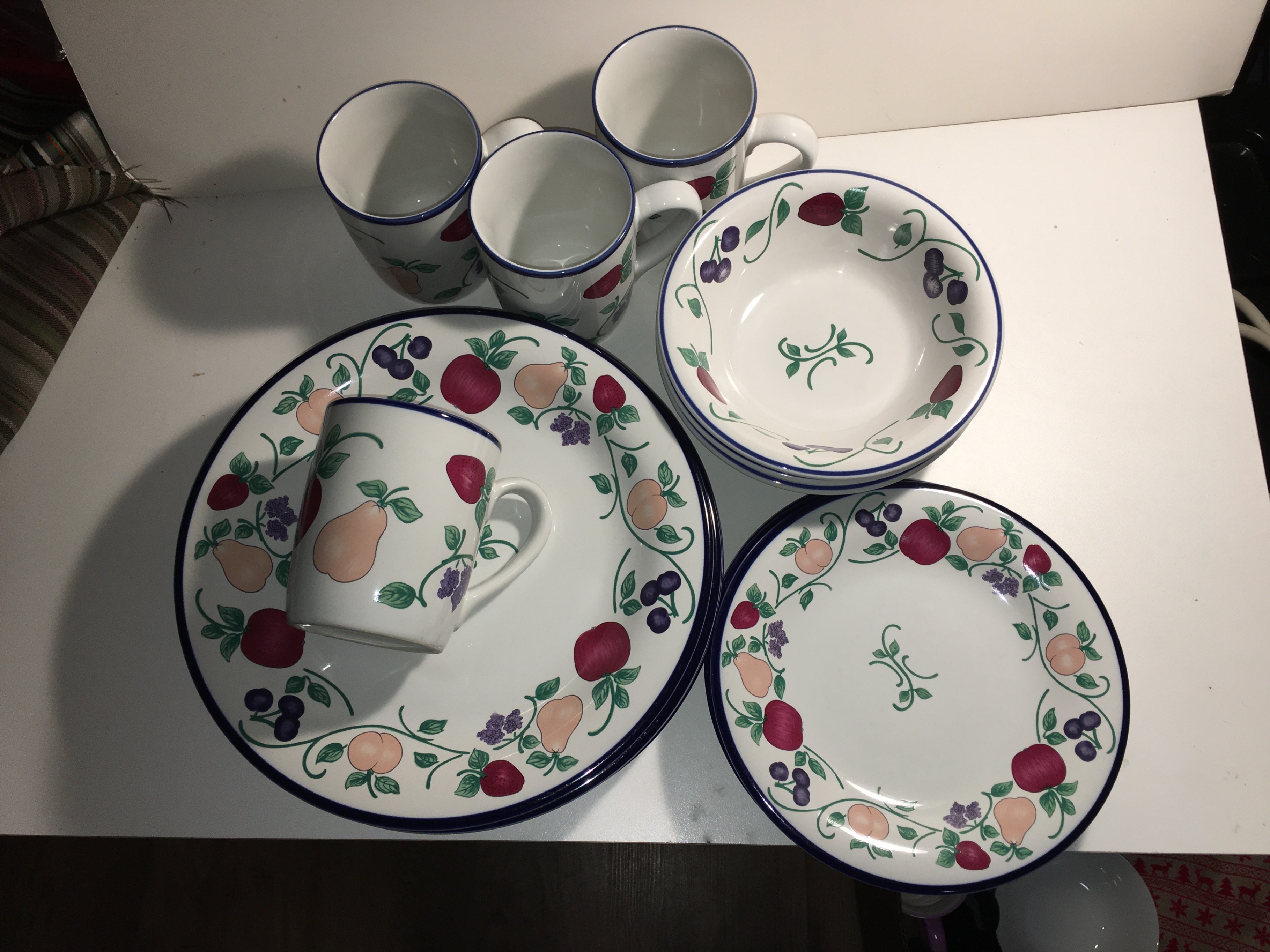 Princess House Orchard Medley Dinnerware 13 pc Set - photo 2