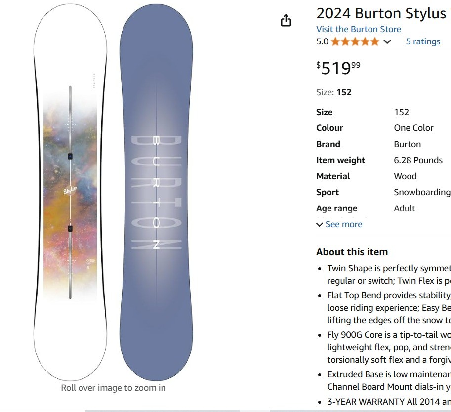 BRAND NEW Burton snowstorm - photo 2