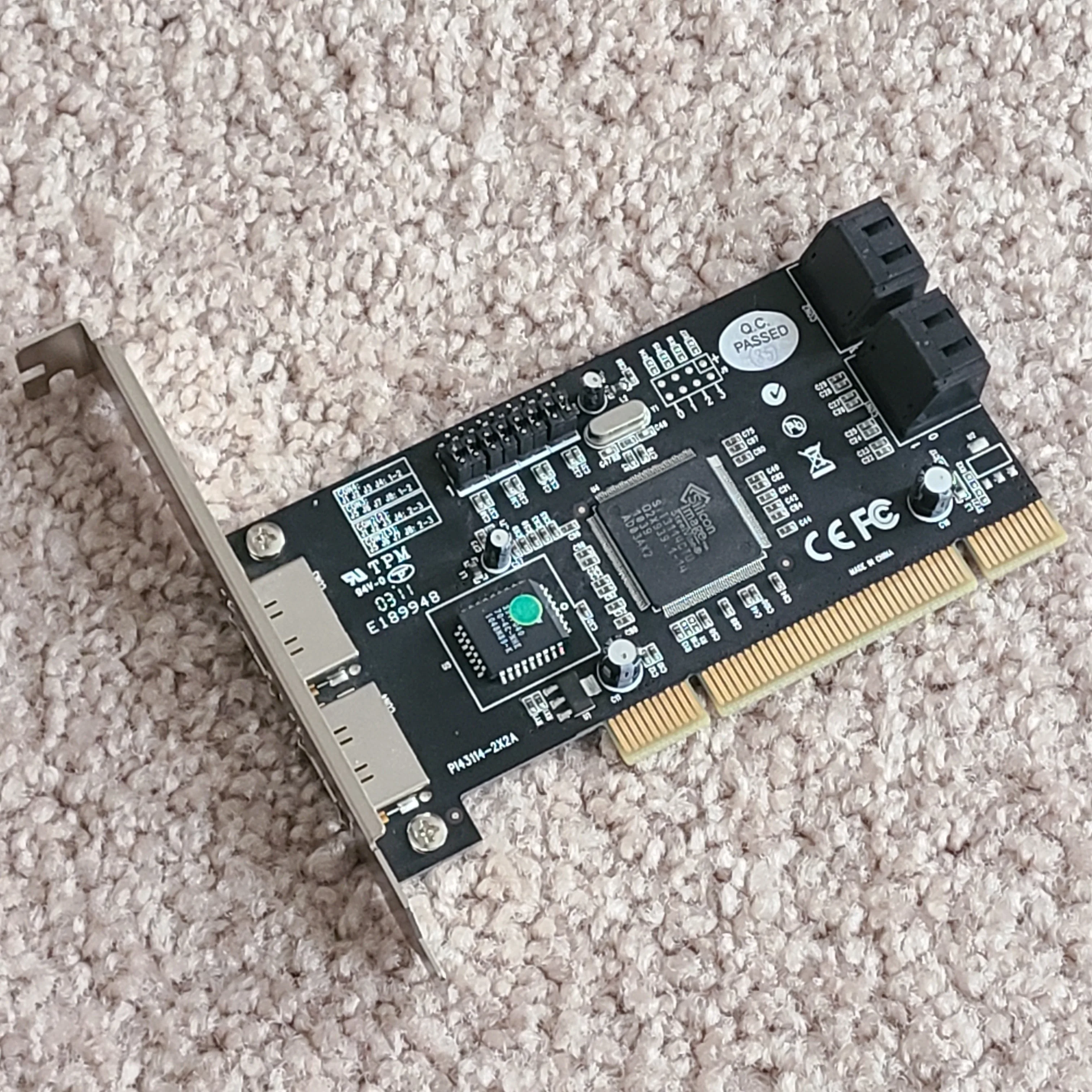 4-Port Internal SATA to External eSATA Controller Card