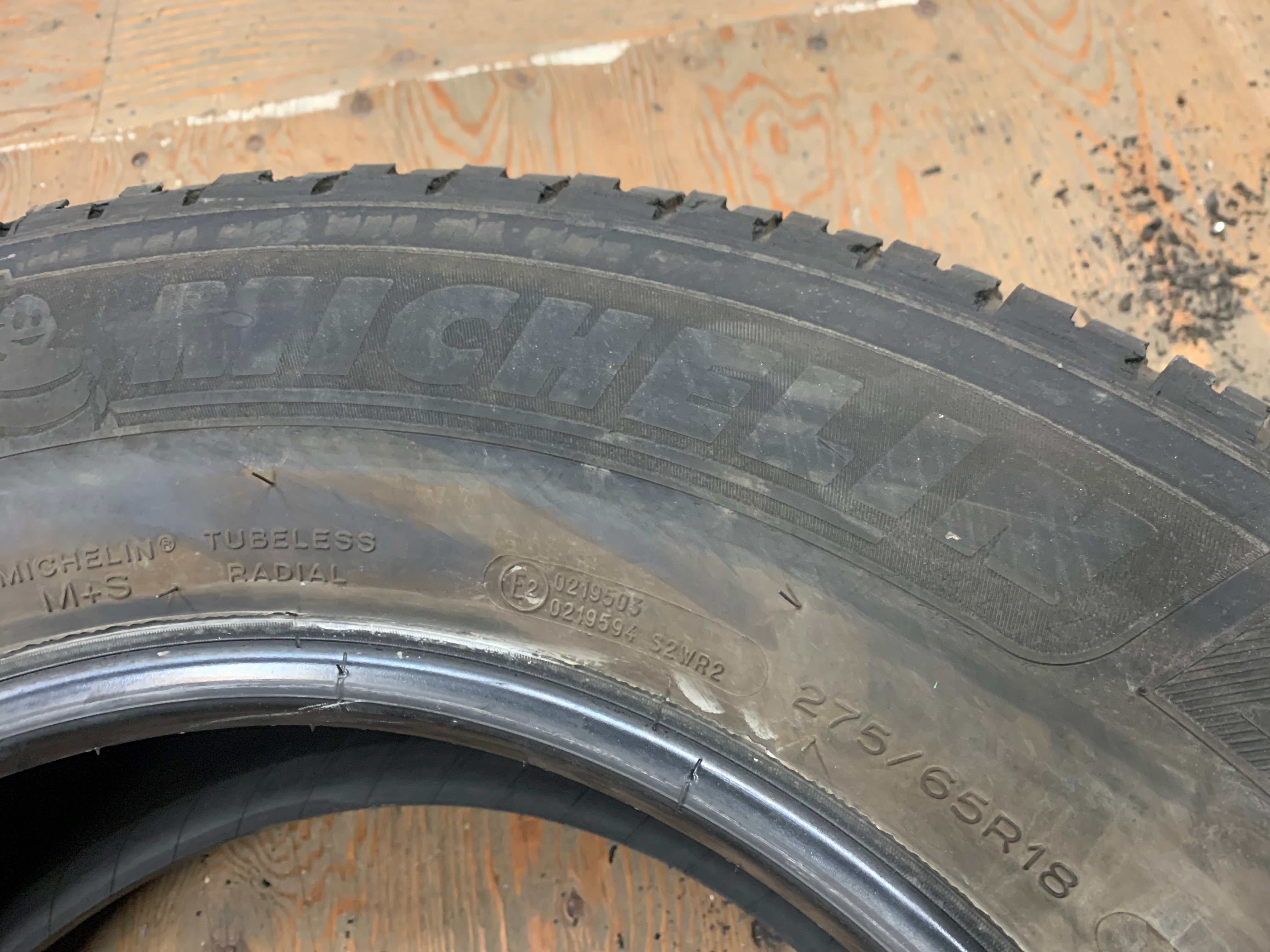 1 X single 275/65/18 M+S 116T Michelin Primacy XC with 60% tread - photo 5