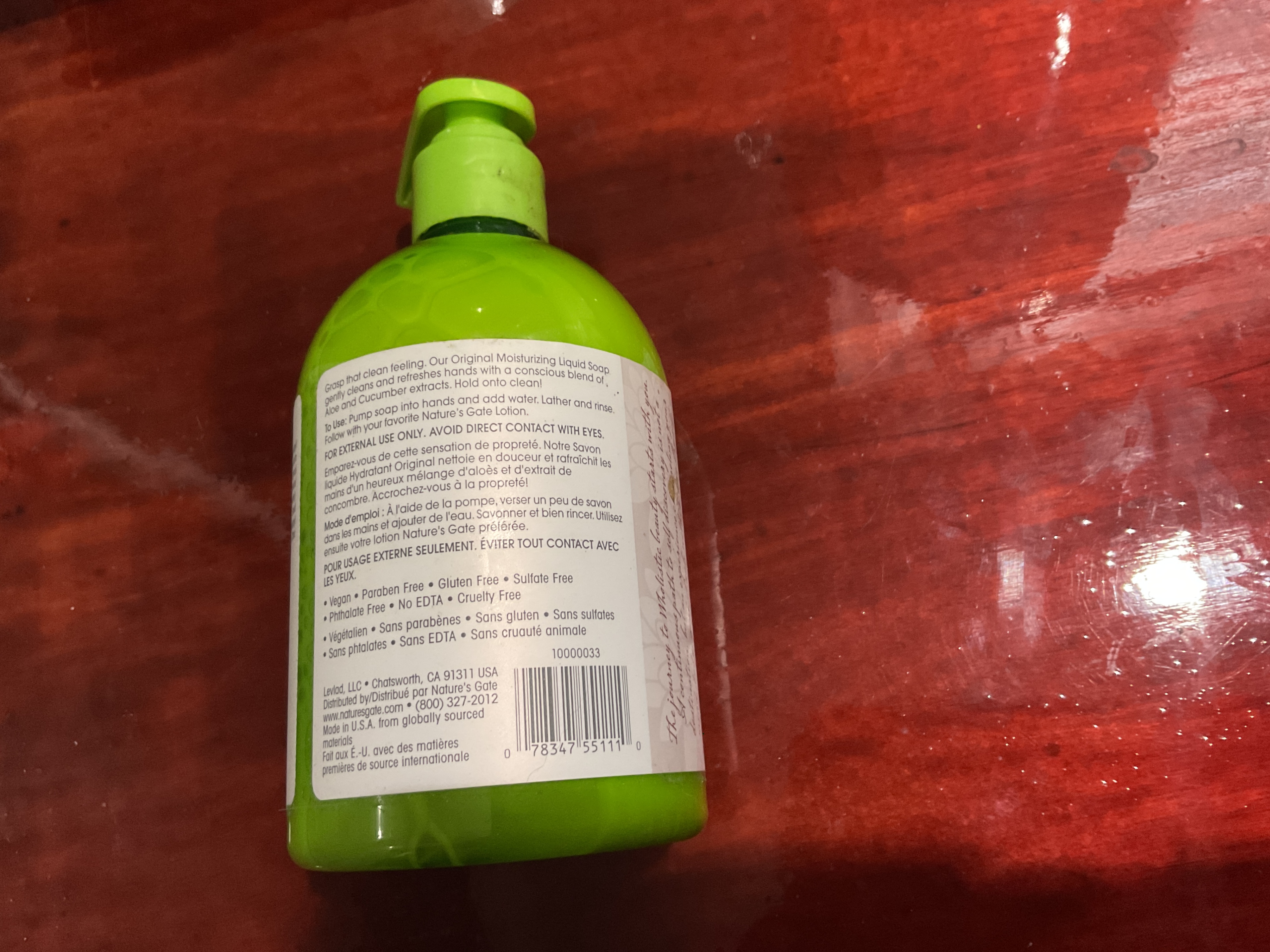 Nature's Gate Moisturizing Liquid Soap - Original - photo 2
