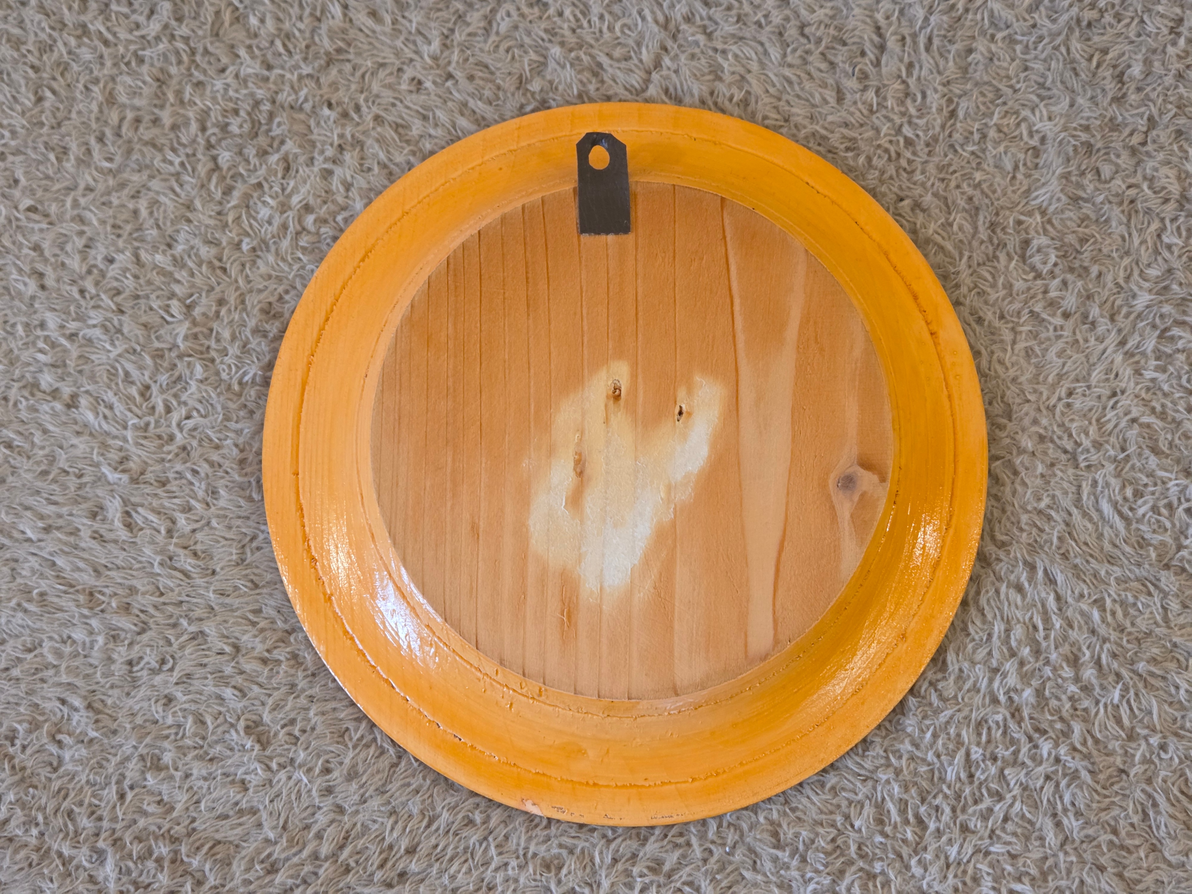 Hand-painted wooden wall plate, folk art, 23 cm - photo 4