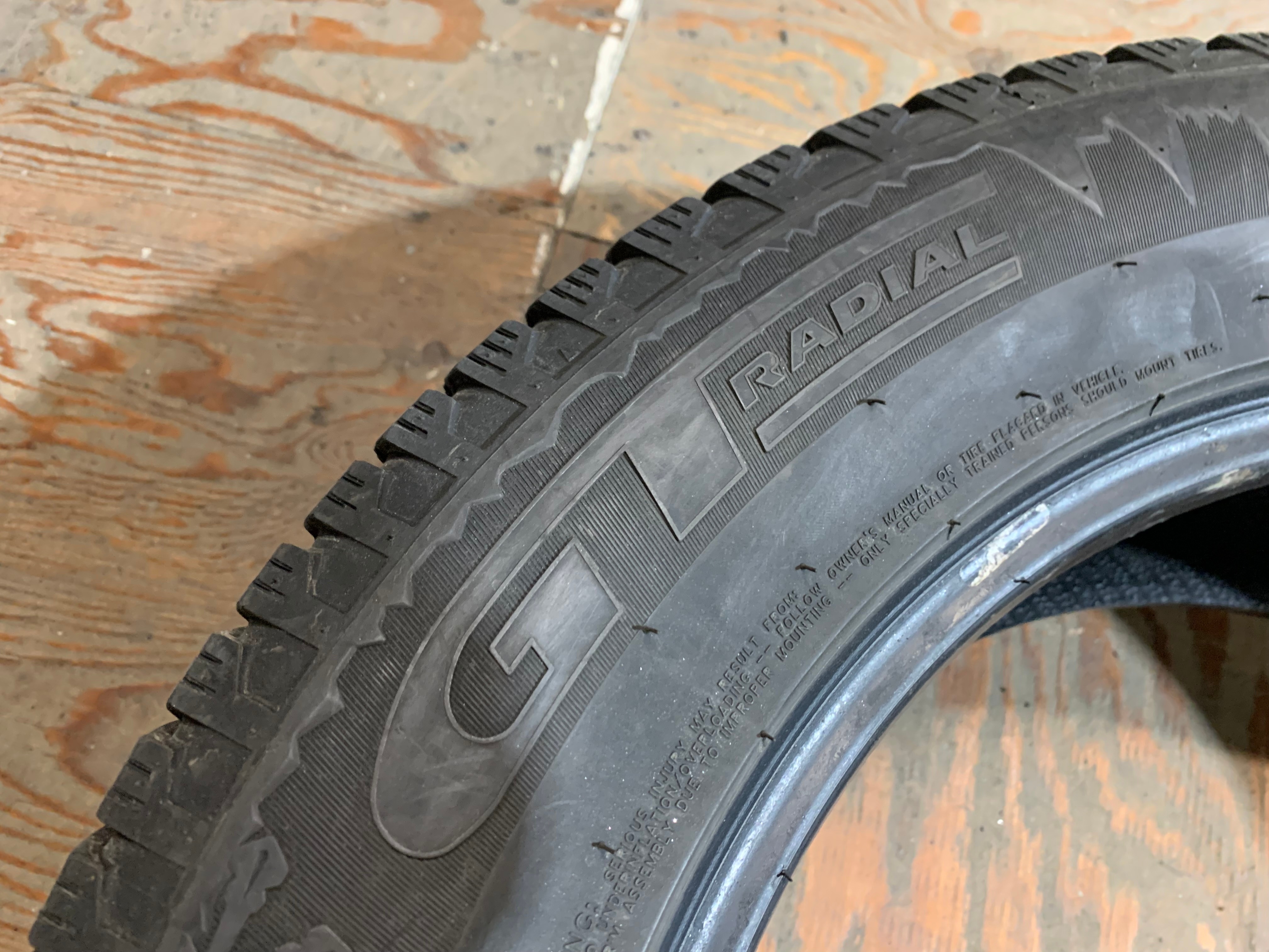 SET of 245/60/18 M+S 105T GT Radial Ice pro SUV3 with 80% tread - photo 5