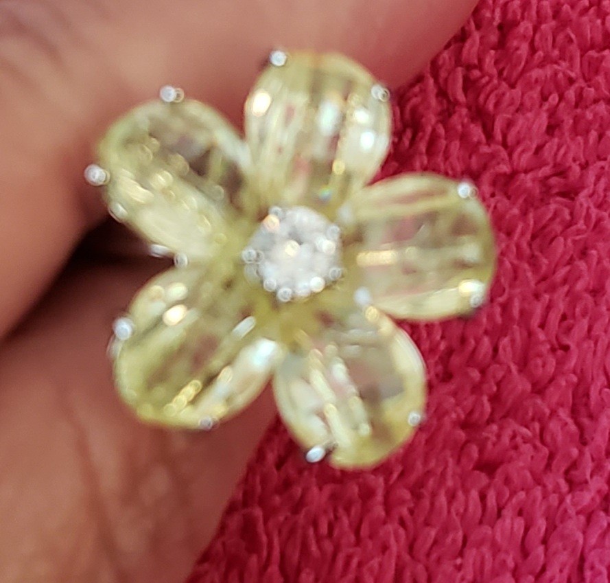Large Light Green Ring - photo 2