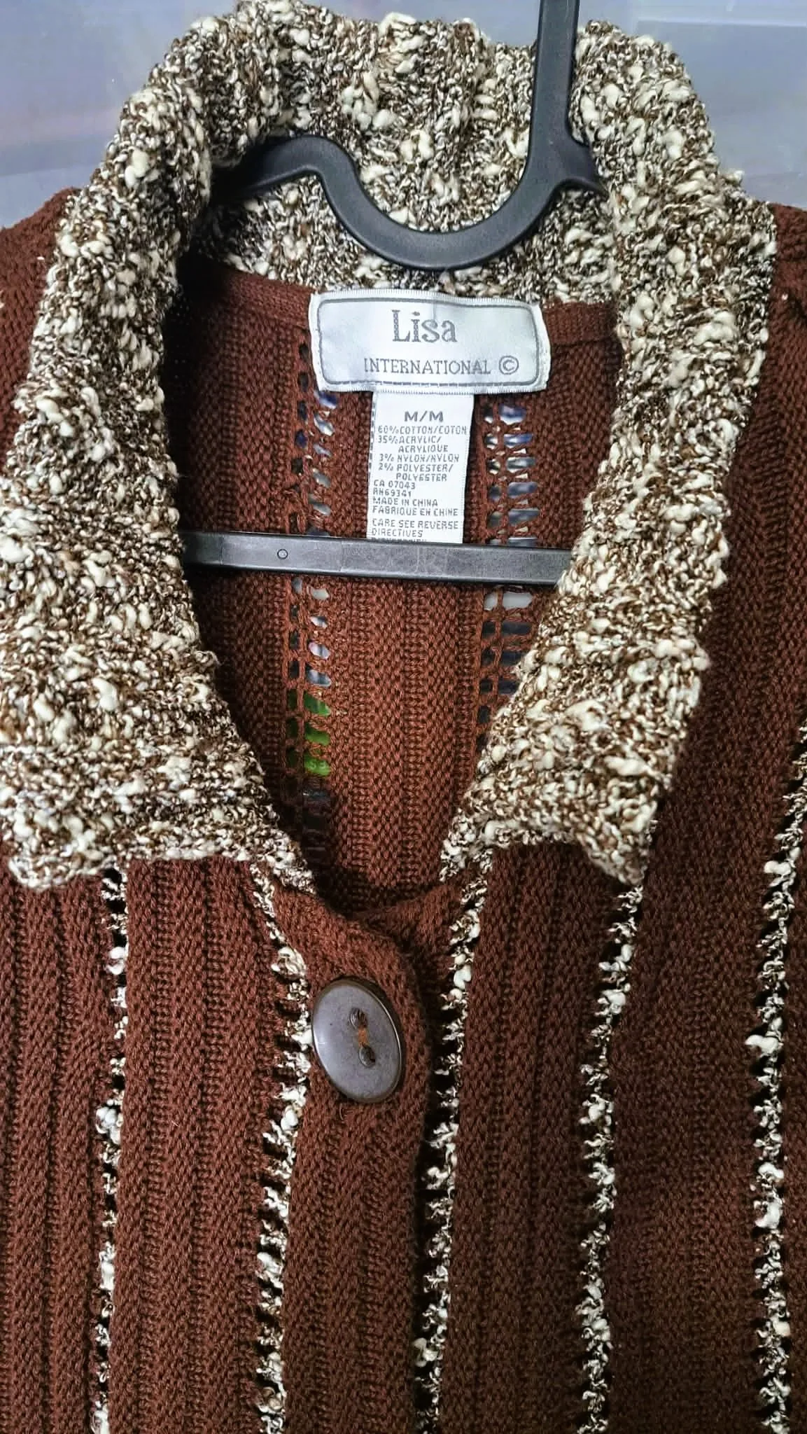 Long Cable-Knit Cardigan Sweater #Cleanout image indicator(4)
