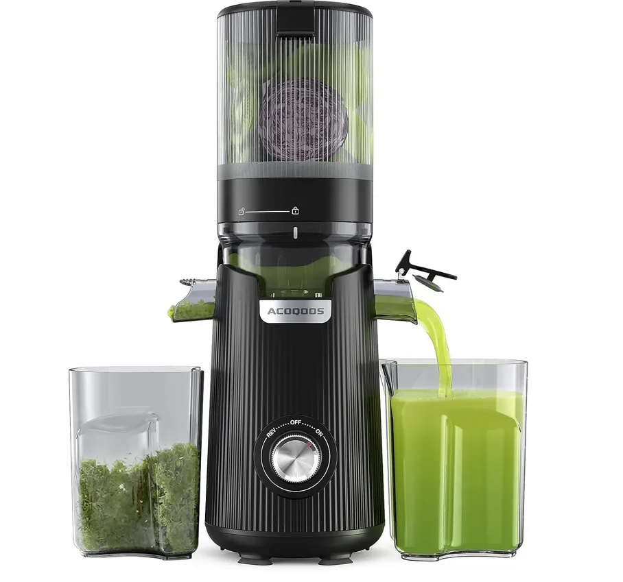 New Black Cold Press Juicer Machine