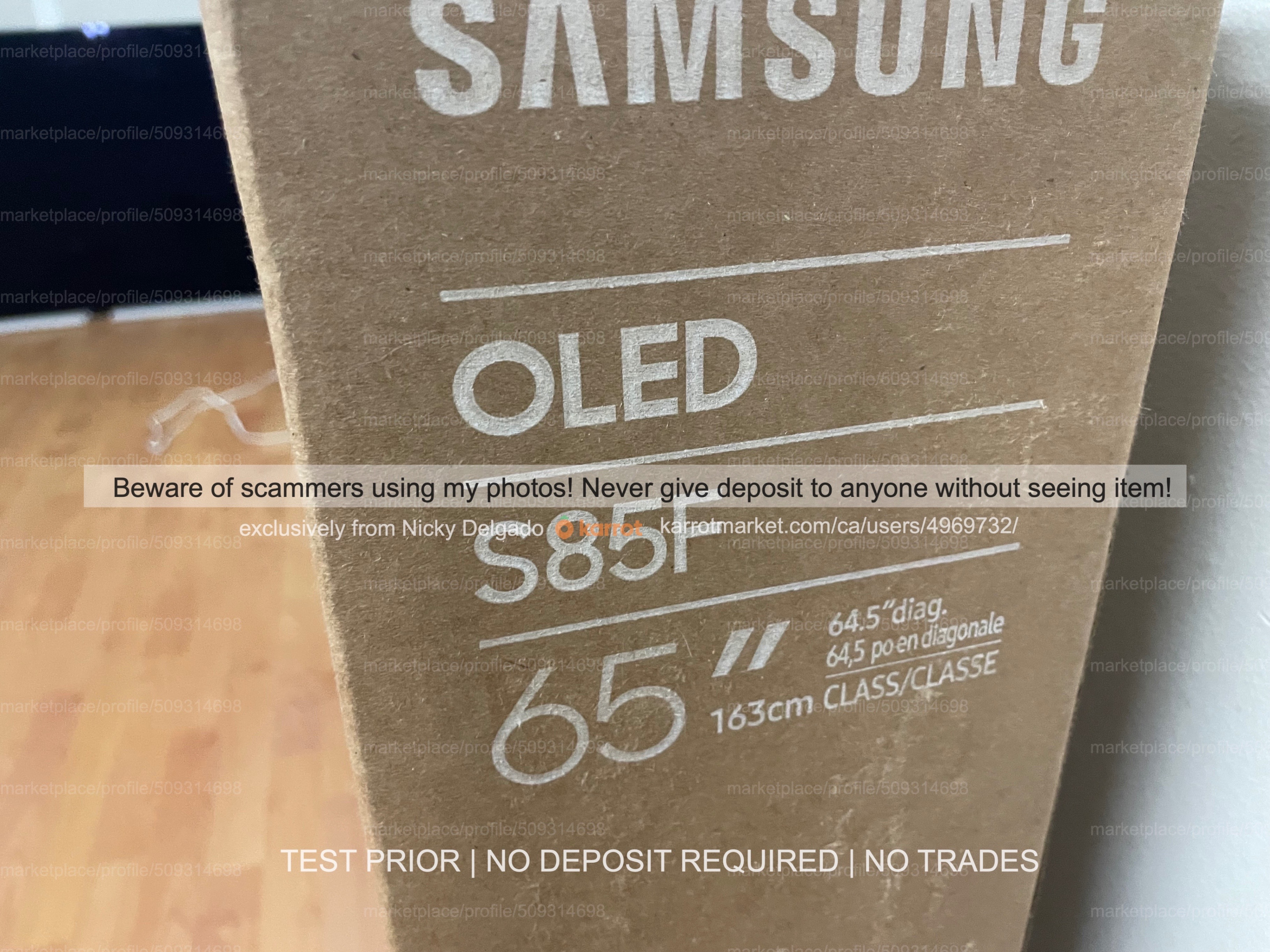 BNIB - Samsung 65" QD OLED QN65S85F Smart TV | 4K 120hz | 2025 - photo 2