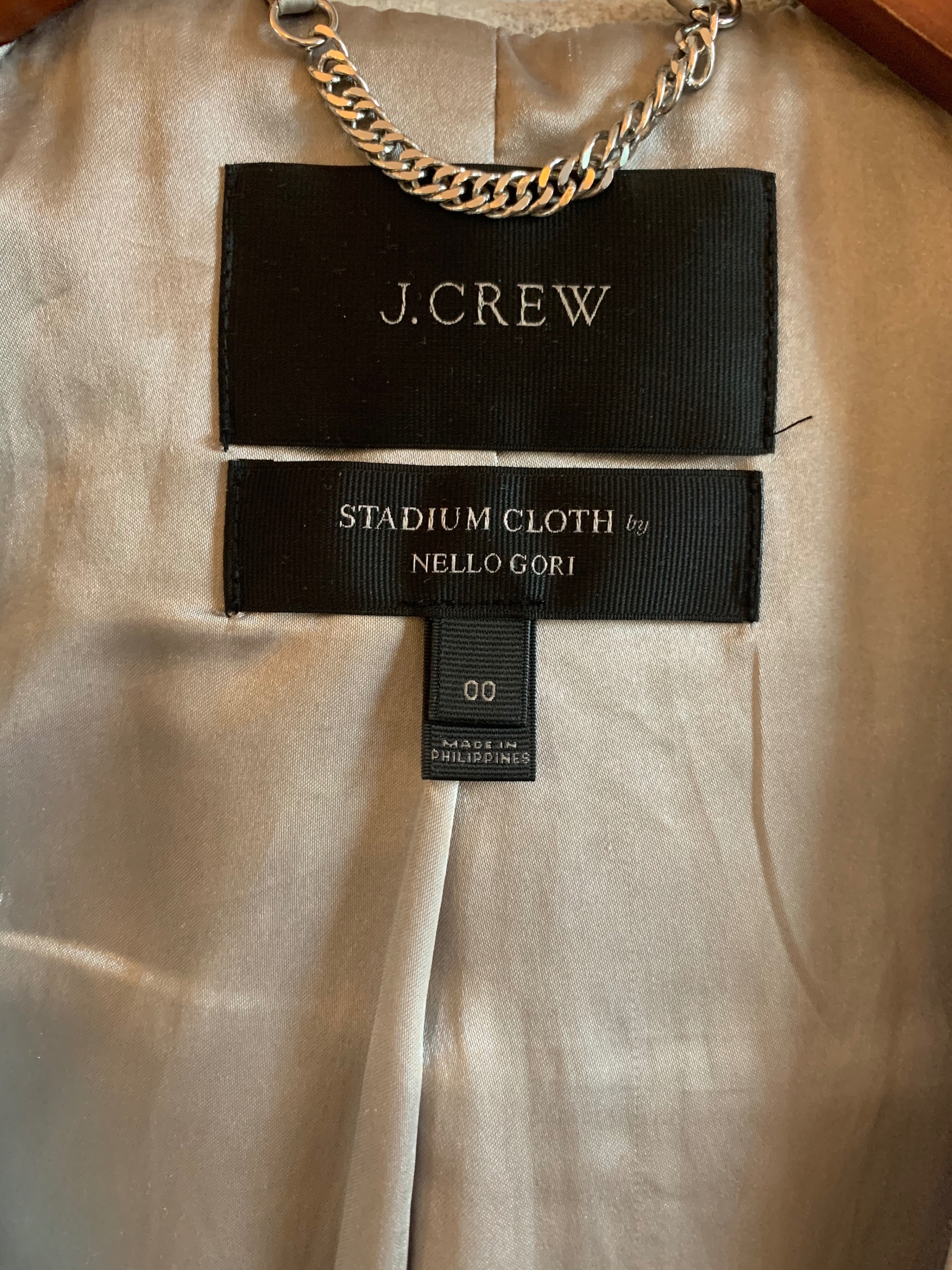 J.Crew Stadium Cloth Nello Gori Duffle Coat