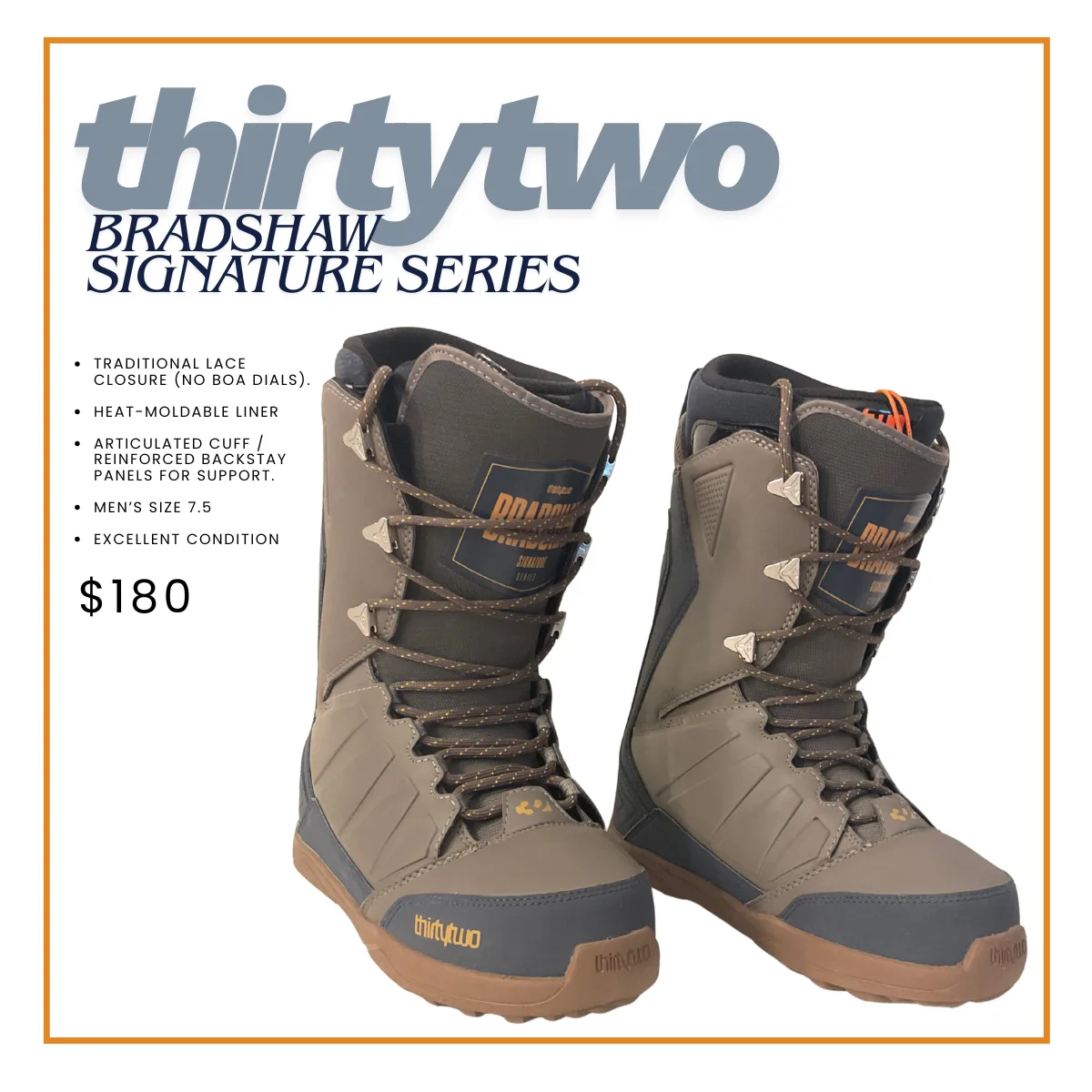 Bradshaw Signature Snowboarding Boots