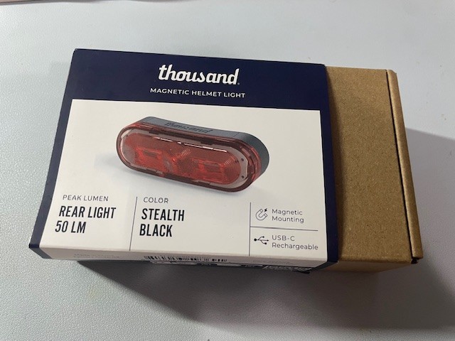 Thousand Magnetic Helmet Light – Brand New