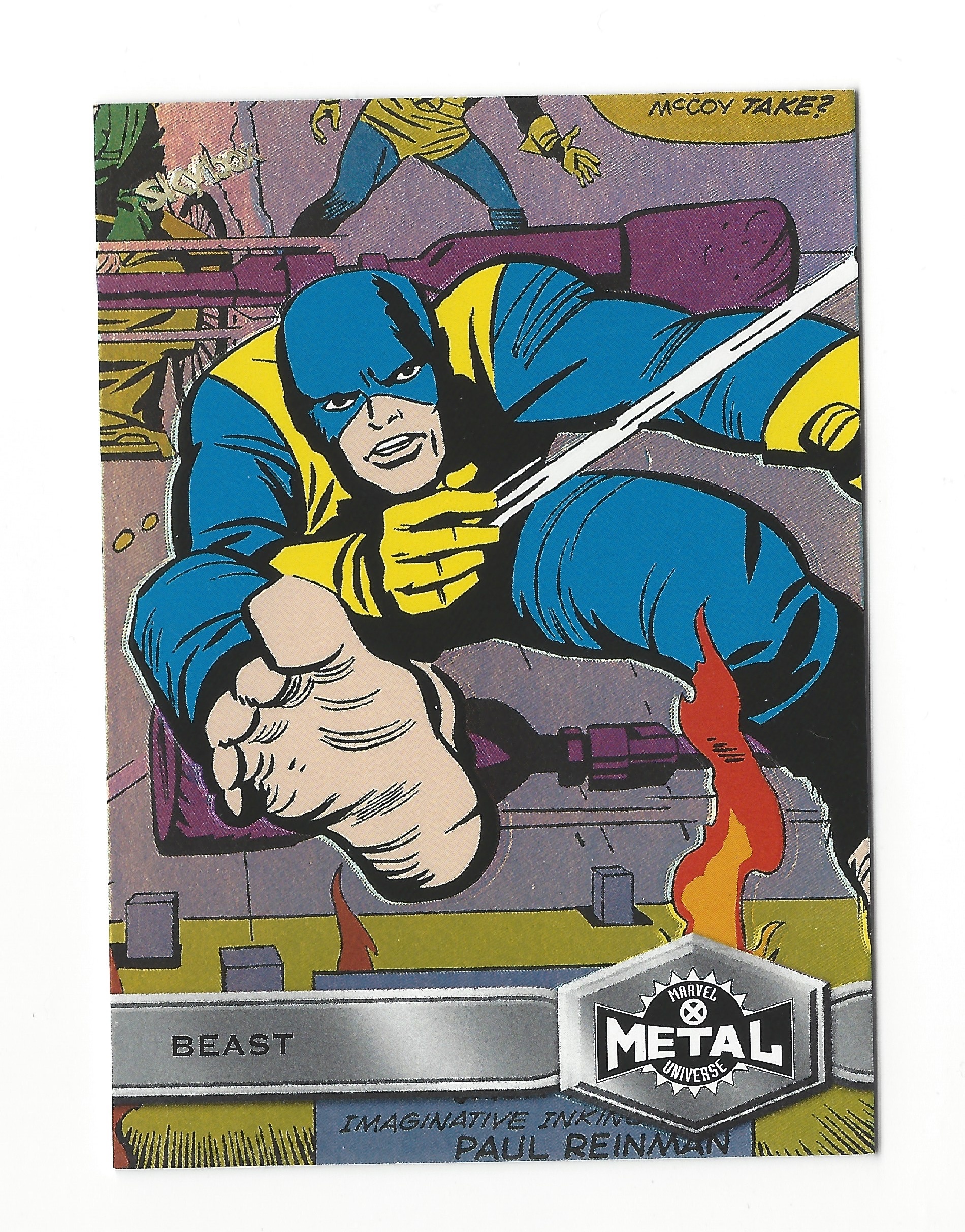 2020 Marvel X-Men Metal Universe SP #105 Beast
