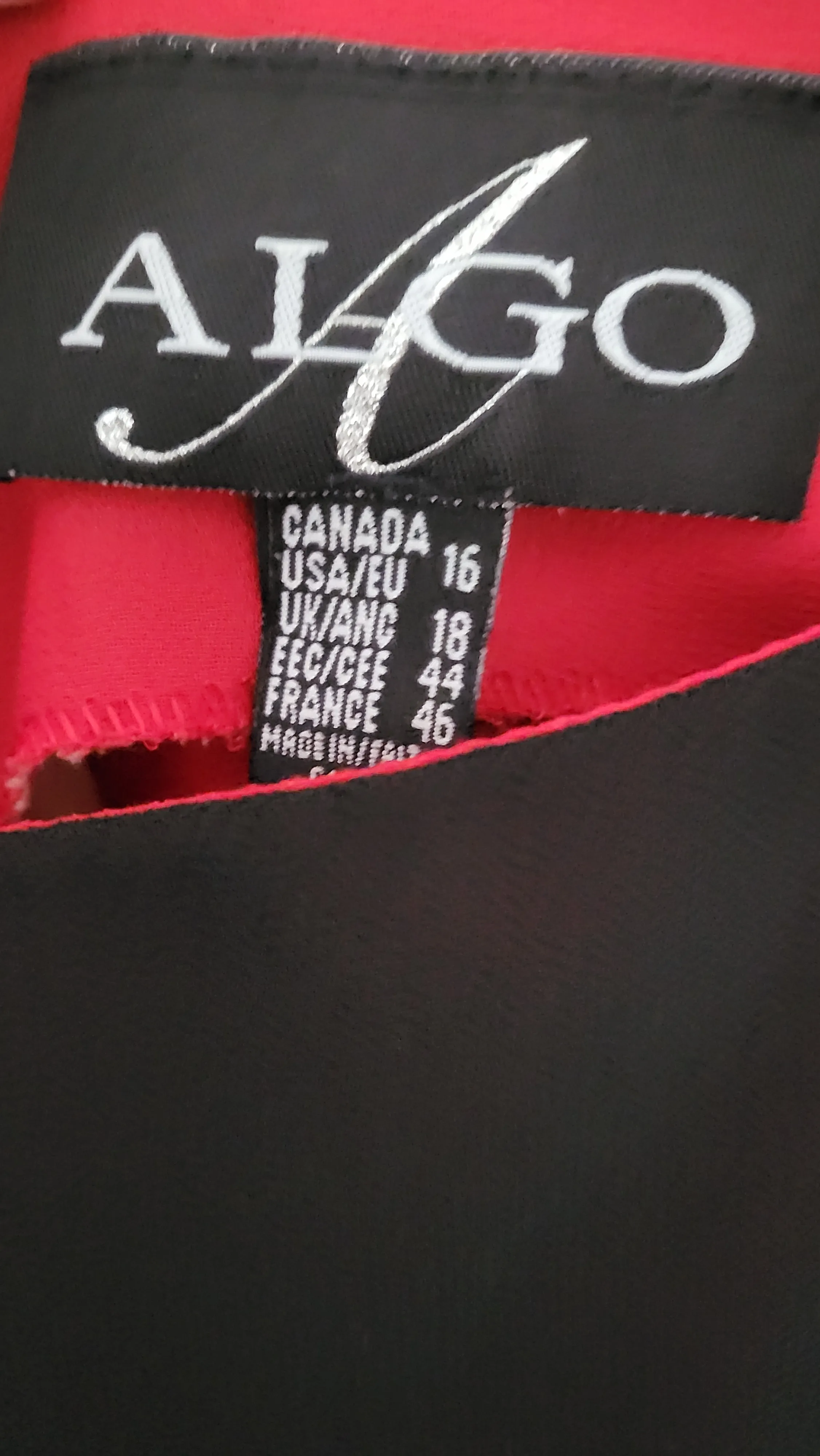 Great! - Algo Red & Black Small Dress + Scarf - Quick Pickup!🚀 image indicator(7)