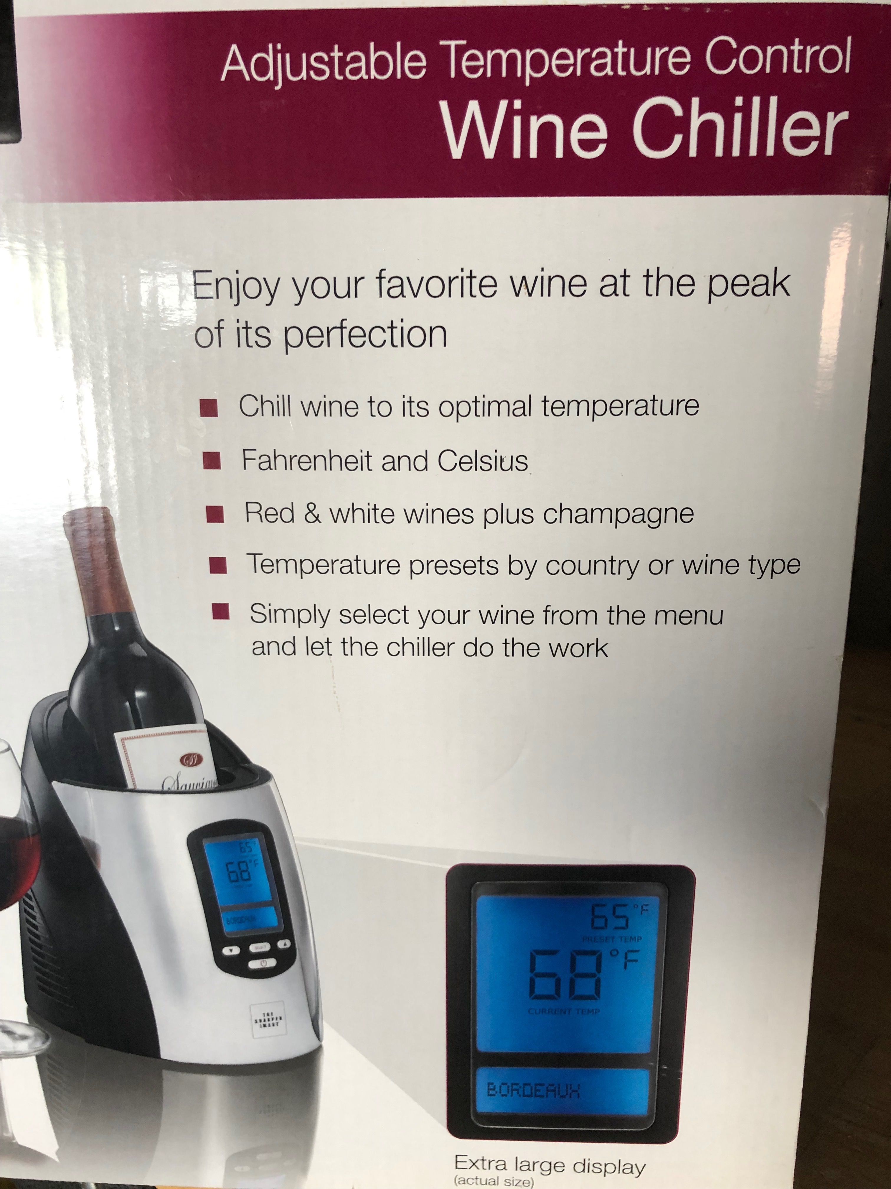 Adjustable Temperature Control Wine Chiller - photo 2