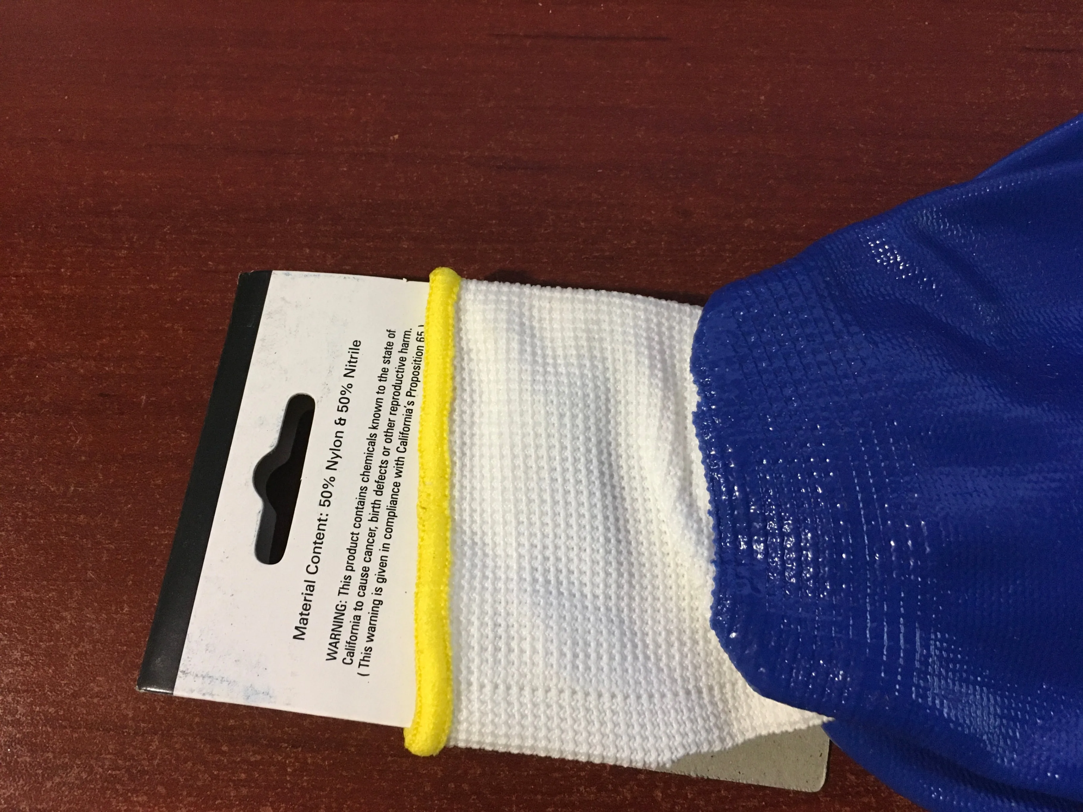 Nitrile Coated Protective Gloves - One Size Fits All image indicator(4)