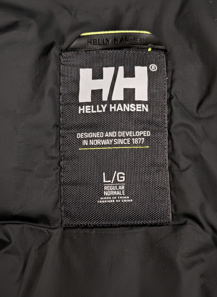 HELLY HANSEN Ski Jacket Men H2Flow Parka Coat Blck Insulated (L) - photo 4