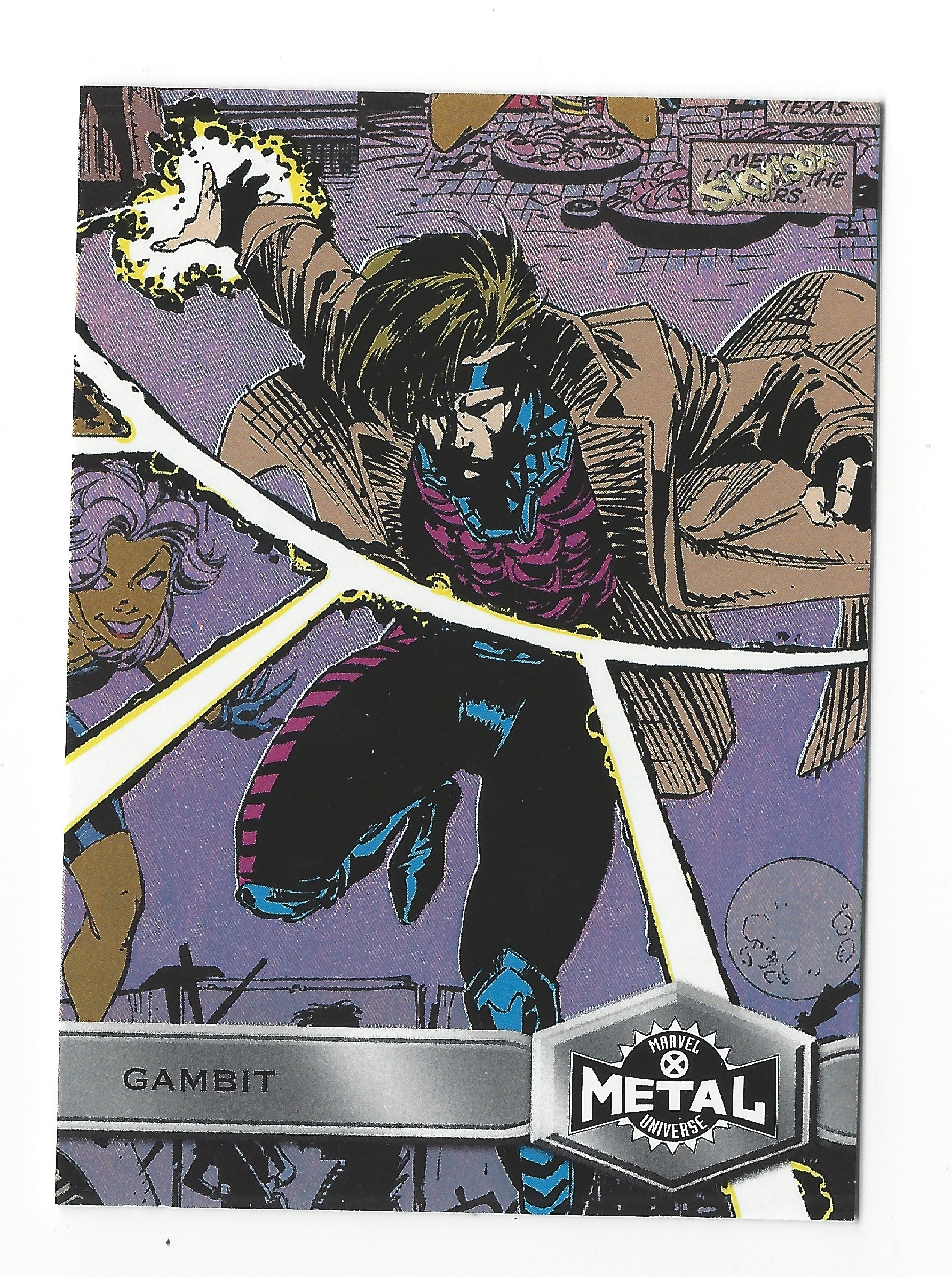 2020 Marvel X-Men Metal Universe #131 Gambit SP