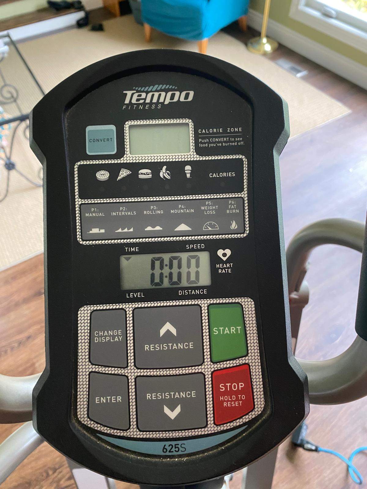 Tempo Elliptical - Hybrid Stepper Model 625S - photo 4