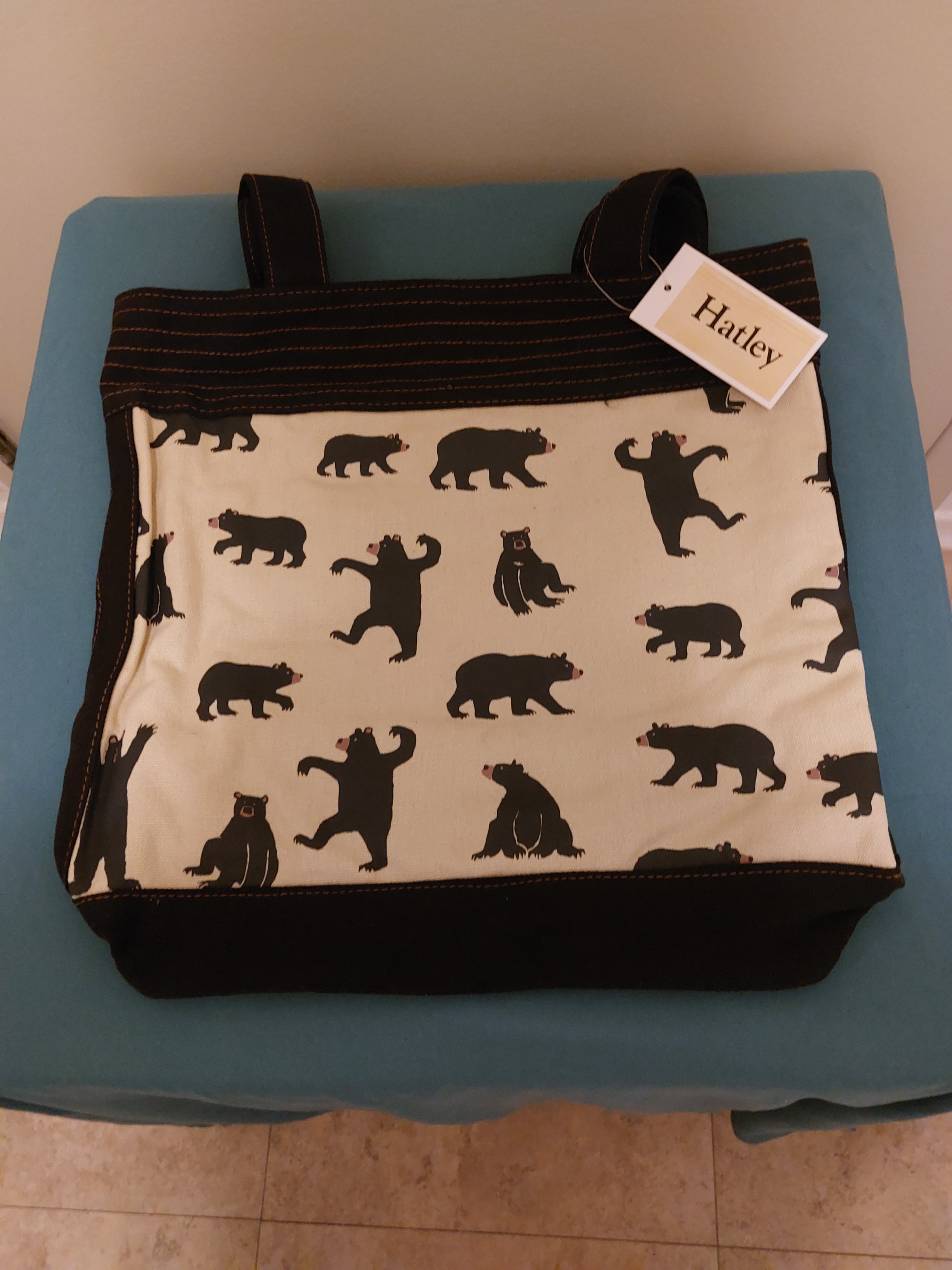 Hatley Bear Tote Bag