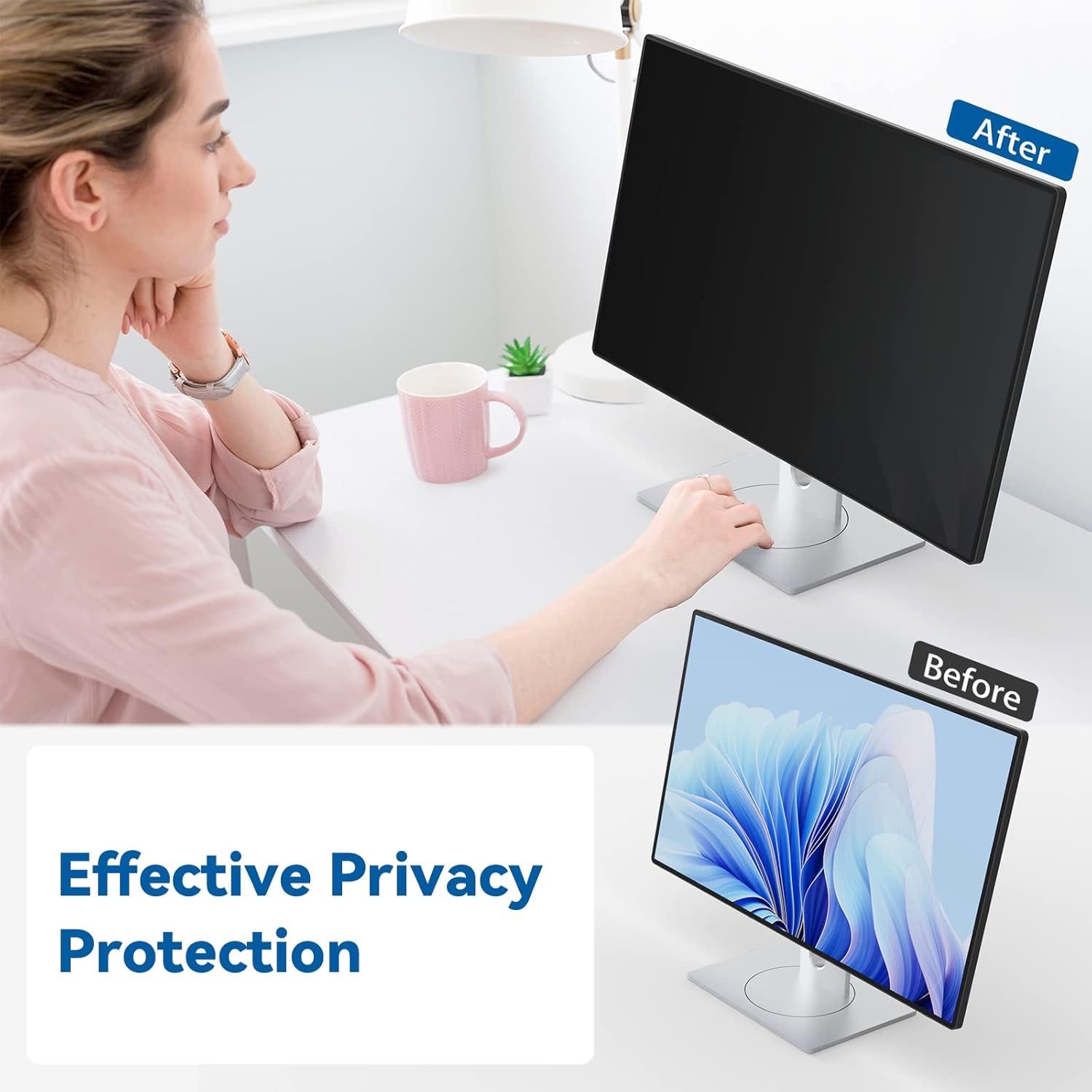 IPROKKO [2-Pack] 24 Inch Computer Privacy Screen Filter - photo 4