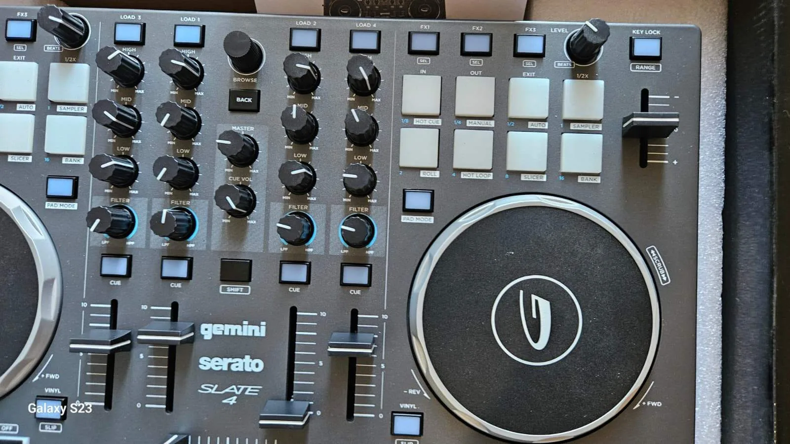 Gemini SLATE 4 4-Channel Serato Dj Controll Plug and Play image indicator(6)