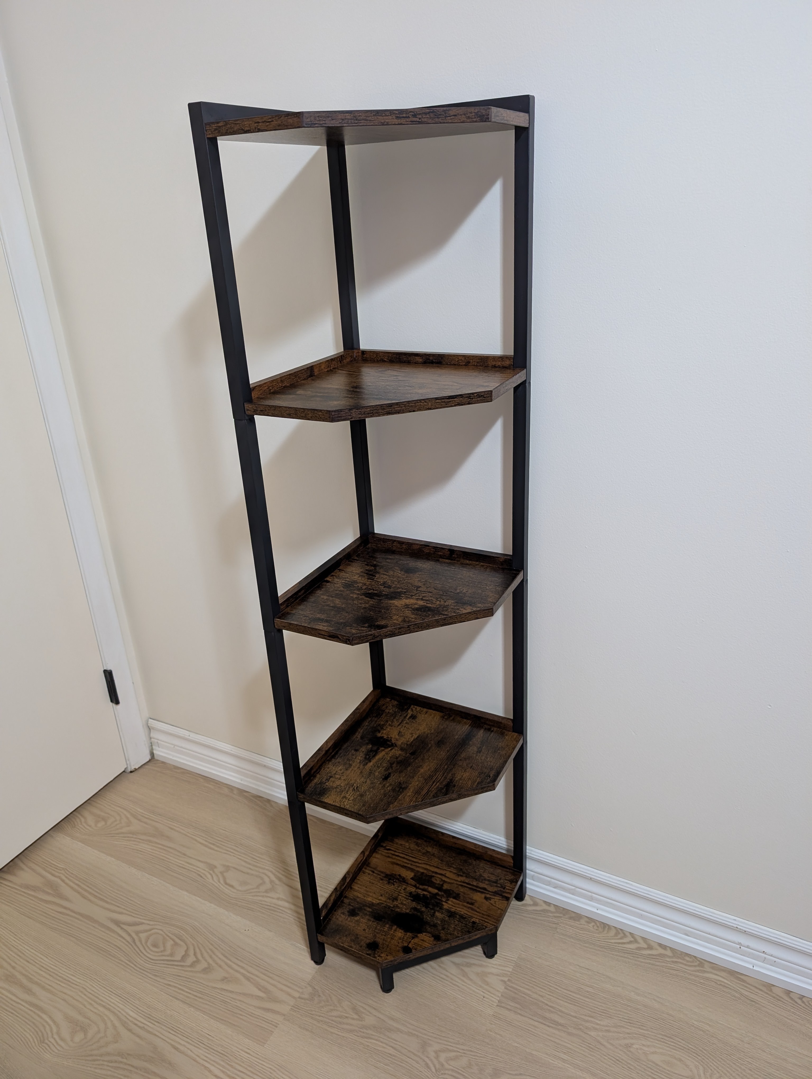 Brand New Corner Shelf - 5 Tier Bookshelf