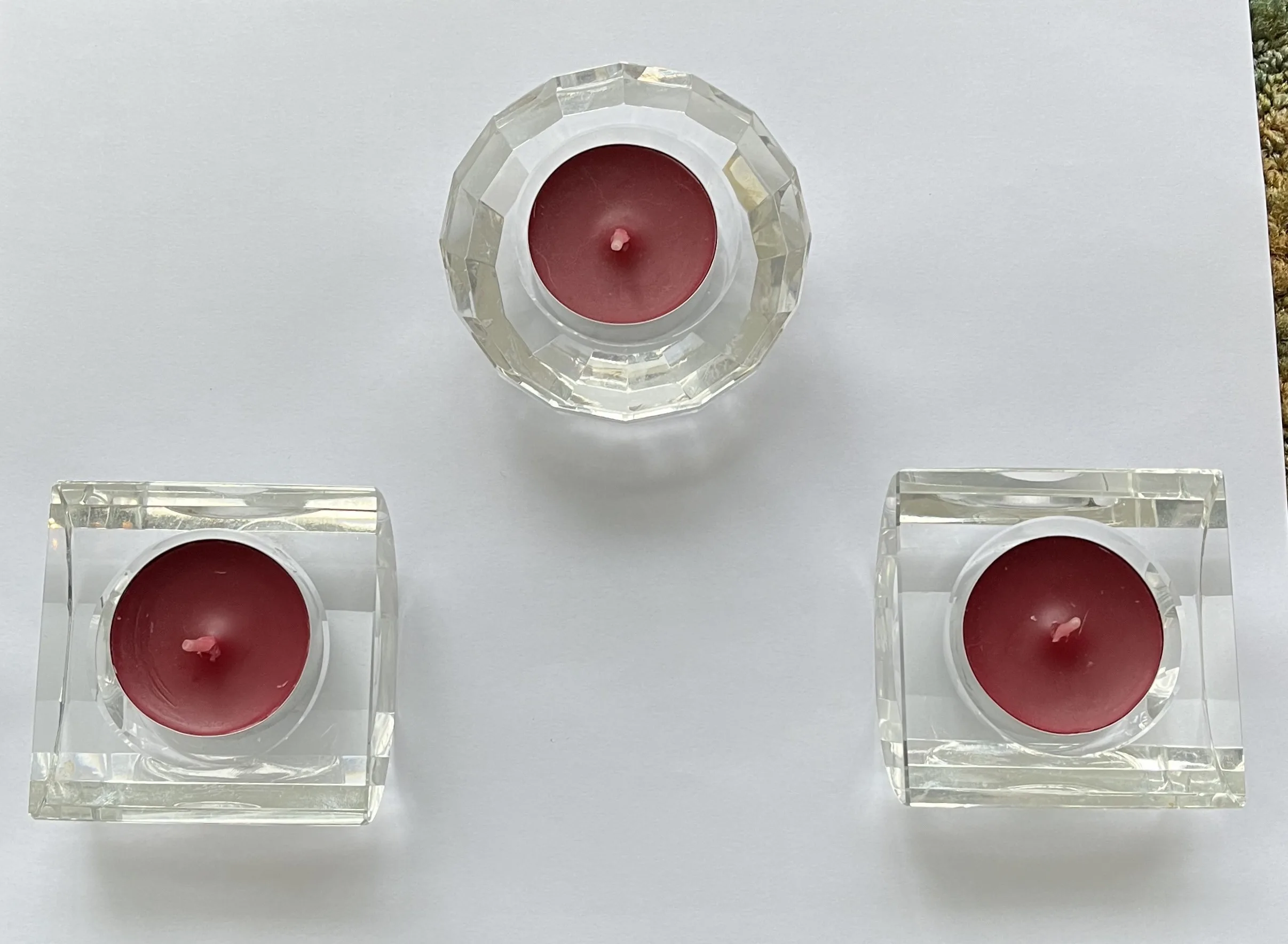 Oleg Cassini Tea Light Candle Holders #Cleanout